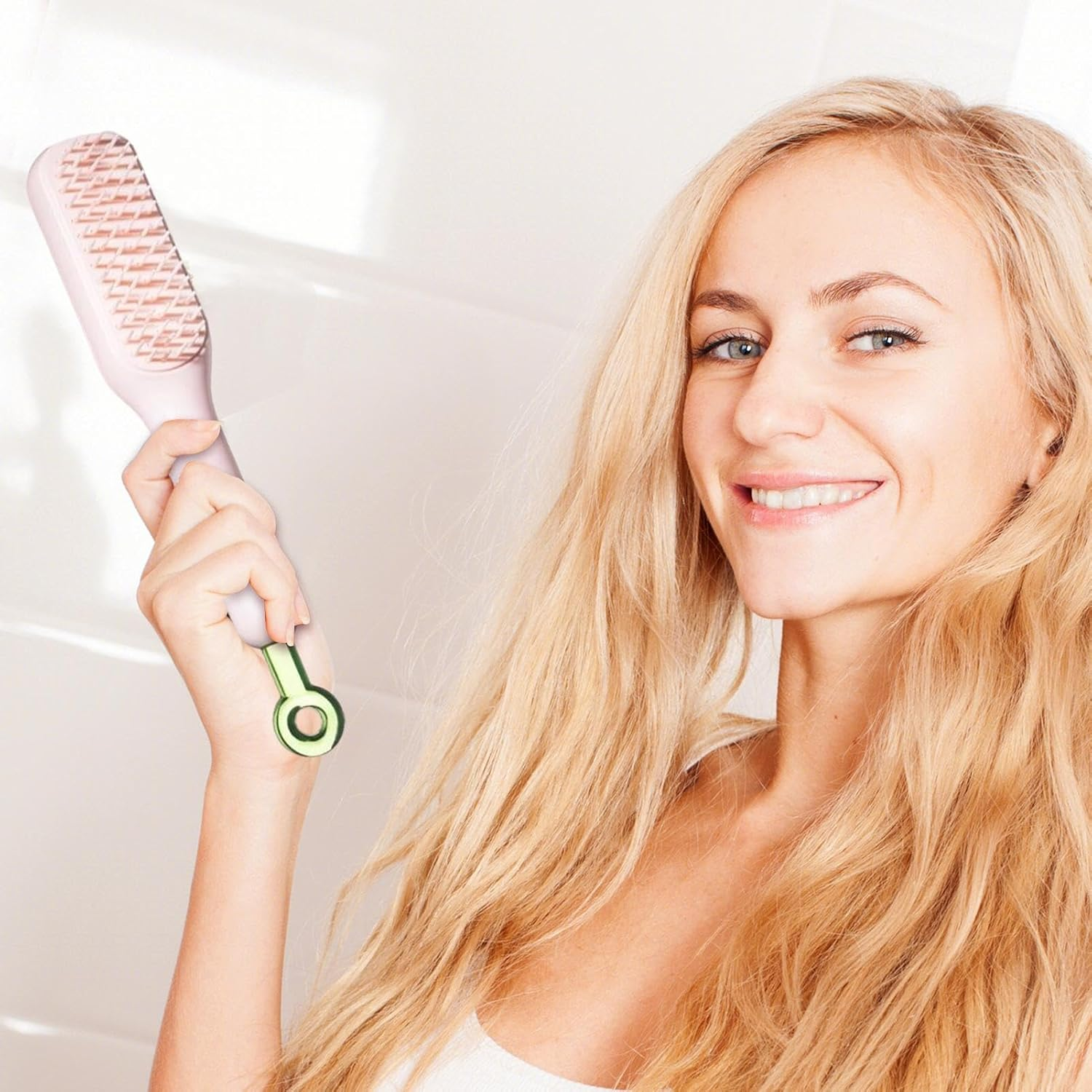 Retractable Hair Brush | Massage Comb Women | Portable Hair Brush, anti Static Combs, Portable Hair Brush, Anti-Static Massage Comb, Easy Clean Hair Brush, Hair Styling Tools for All Hair Types image number 6