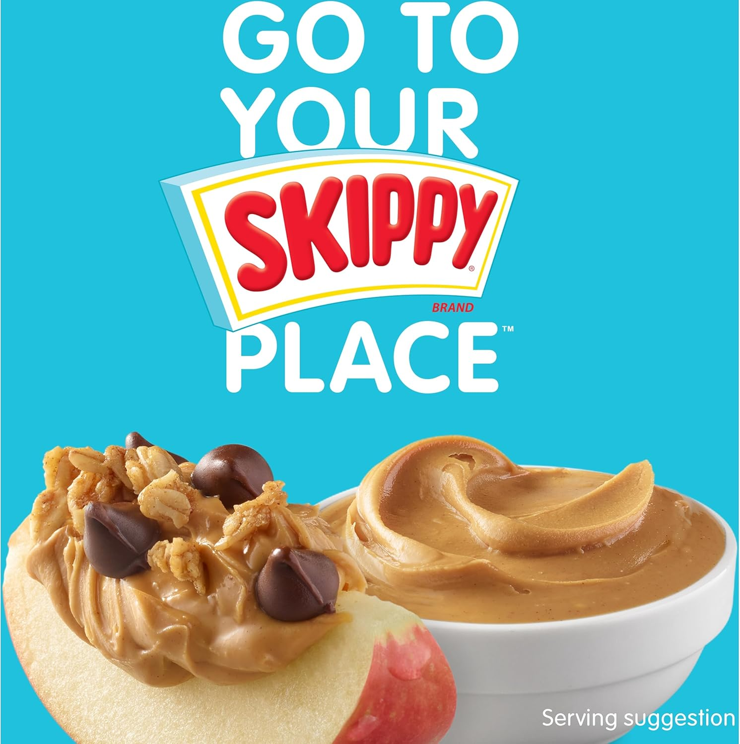 SKIPPY Natural Peanut Butter Spread, Creamy, 7 G Protein per Serving, 15 Oz. (8 Pack) image number 3