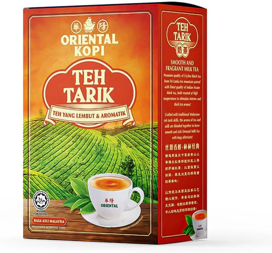 Oriental Kopi Teh Tarik Instant Malaysian Milk Tea Mix Rich Smooth Fragrant Malaysian Authetic Taste 40G X 10 Sachets image number 1