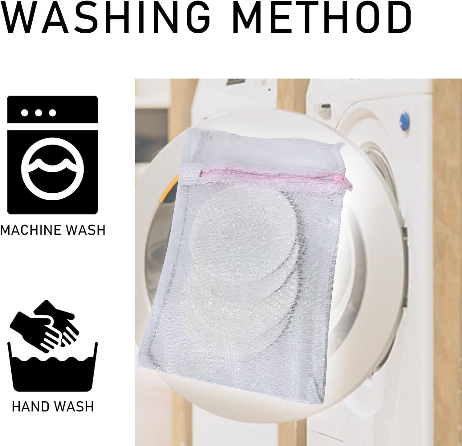 14PCS Organic Bamboo Nursing Pads Reusable Washable Breast Pads with Laundry and Storage Bags Soft Absorbent Hypoallergenic Eco-Friendly Pad for Breastfeeding Postpartum Protection image number 1