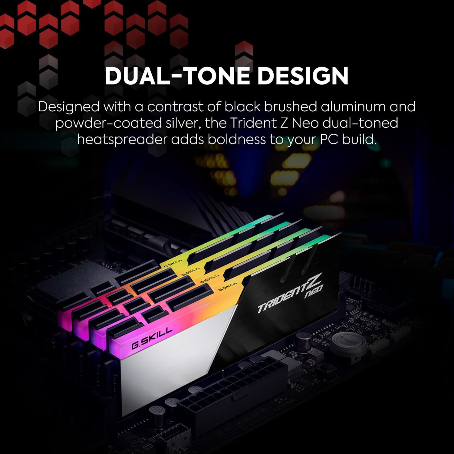 G.Skill Trident Z Neo 32GB (2X 16GB) CL18 DDR4 3600Mhz Memory image number 2