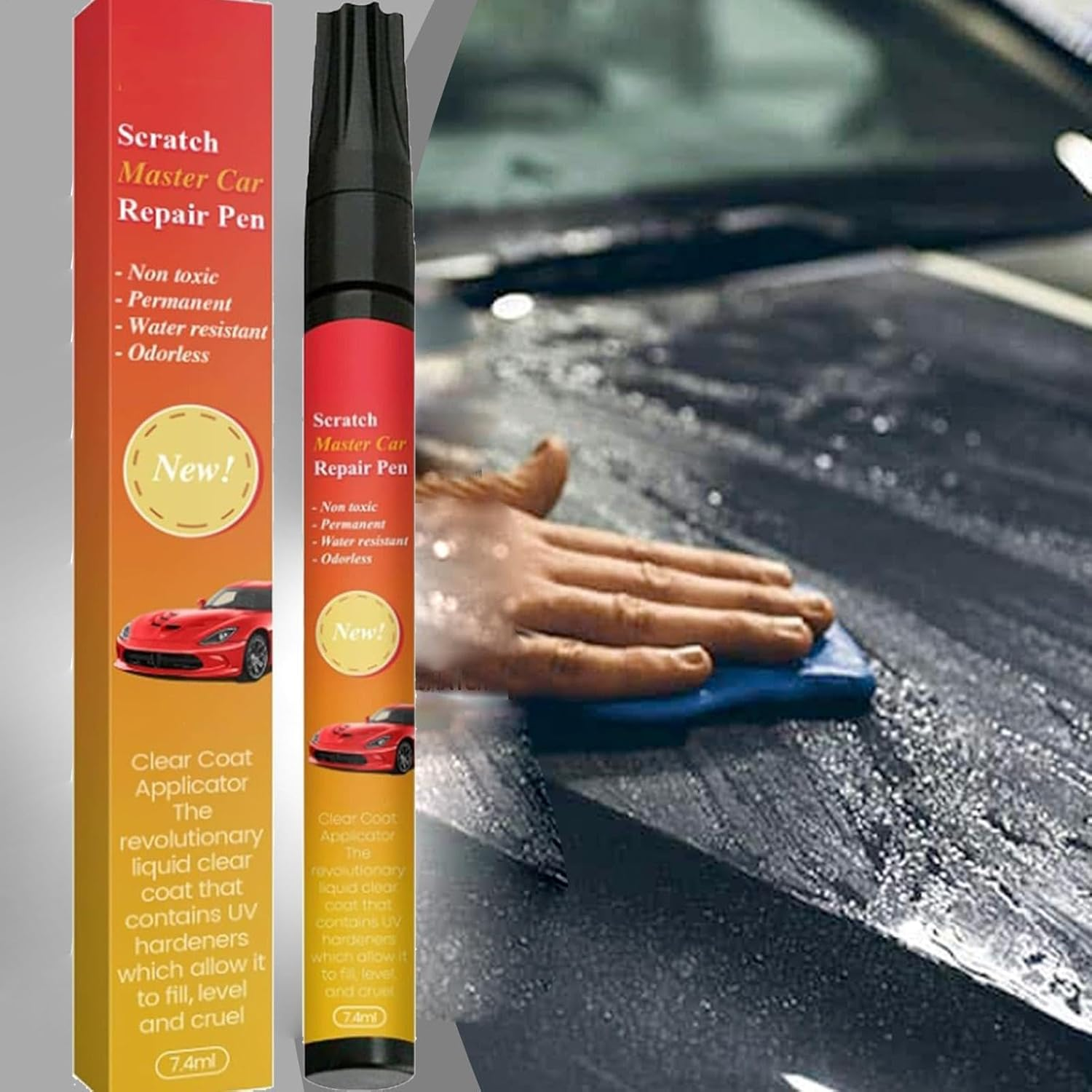 Magic Pen for Car Scratches, Automotive Touchup Paint, Professional Weatherproof Magic Repair Pens for Automotive Scratches image number 4