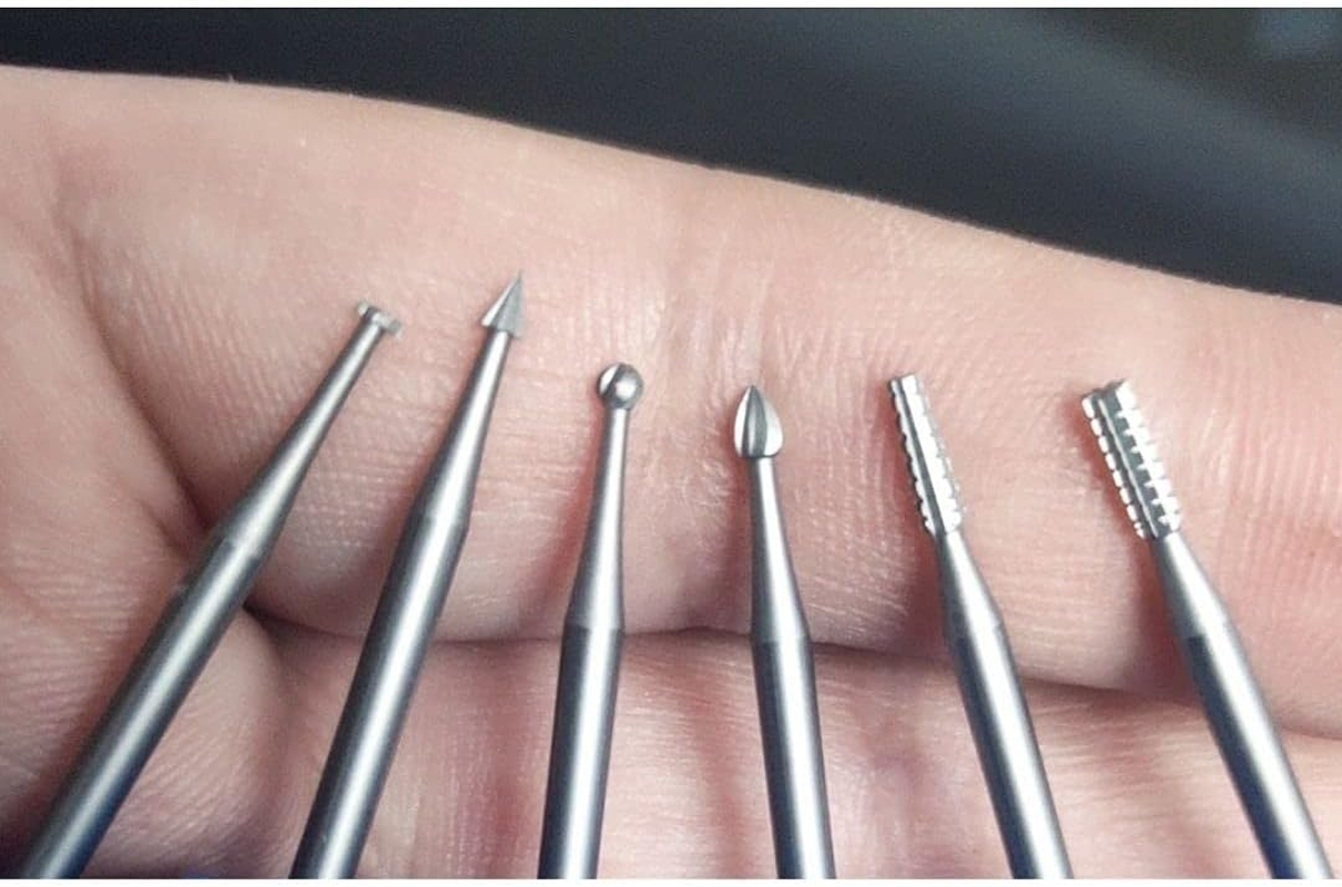 Natury Nails Set of 6 Tungsten Carbide Nail Router Bits Russian Manicure Pedicure image number 2