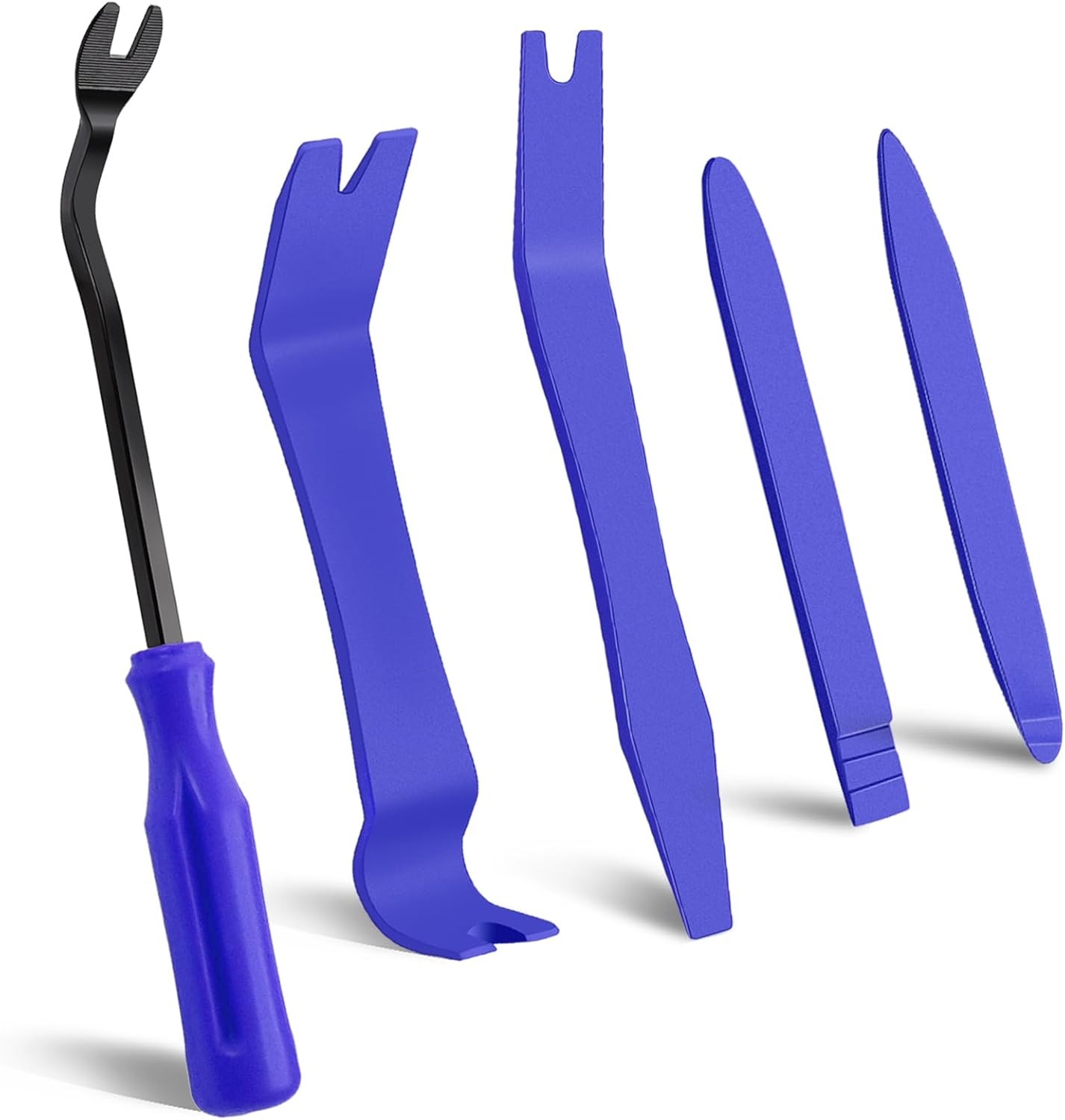 AXELECT 5 Pack Auto Trim Removal Tool Kit, Car Panel Door Window Tools Kit,Auto Clip Fastener Remover Pry Tool Set image number 4