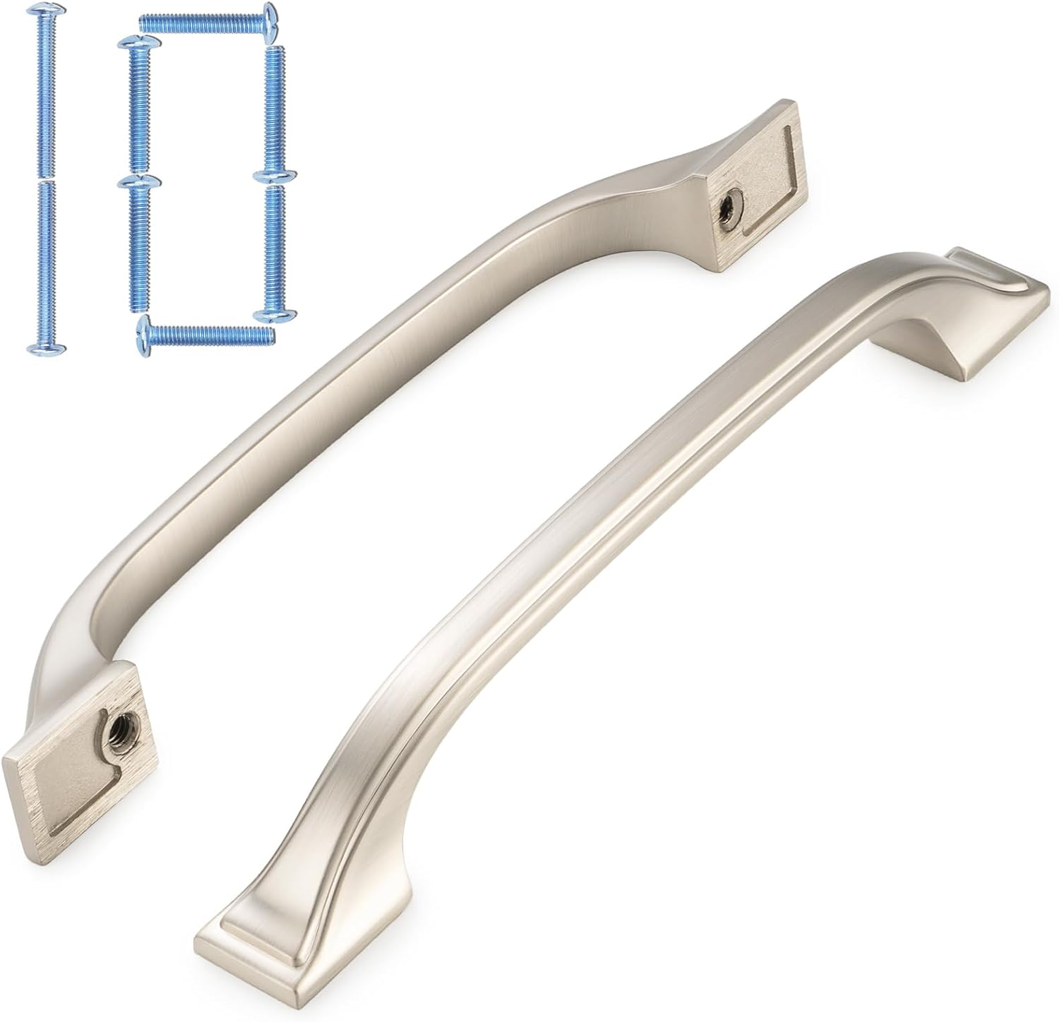 KOOFIZO Square Foot Craftsman Cabinet Bow Pull - Oil Rubbed Bronze Furniture Handle, 5 Inch/128Mm Screw Spacing, 10-Pack for Kitchen Cupboard Door, Bedroom Dresser Drawer, Bathroom Wardrobe Hardware image number 3