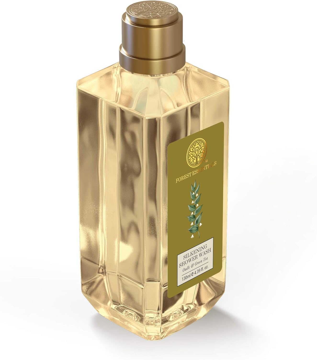 Forest Essentials Silkening Shower Wash Oudh & Green Tea 130Ml (Body Wash)