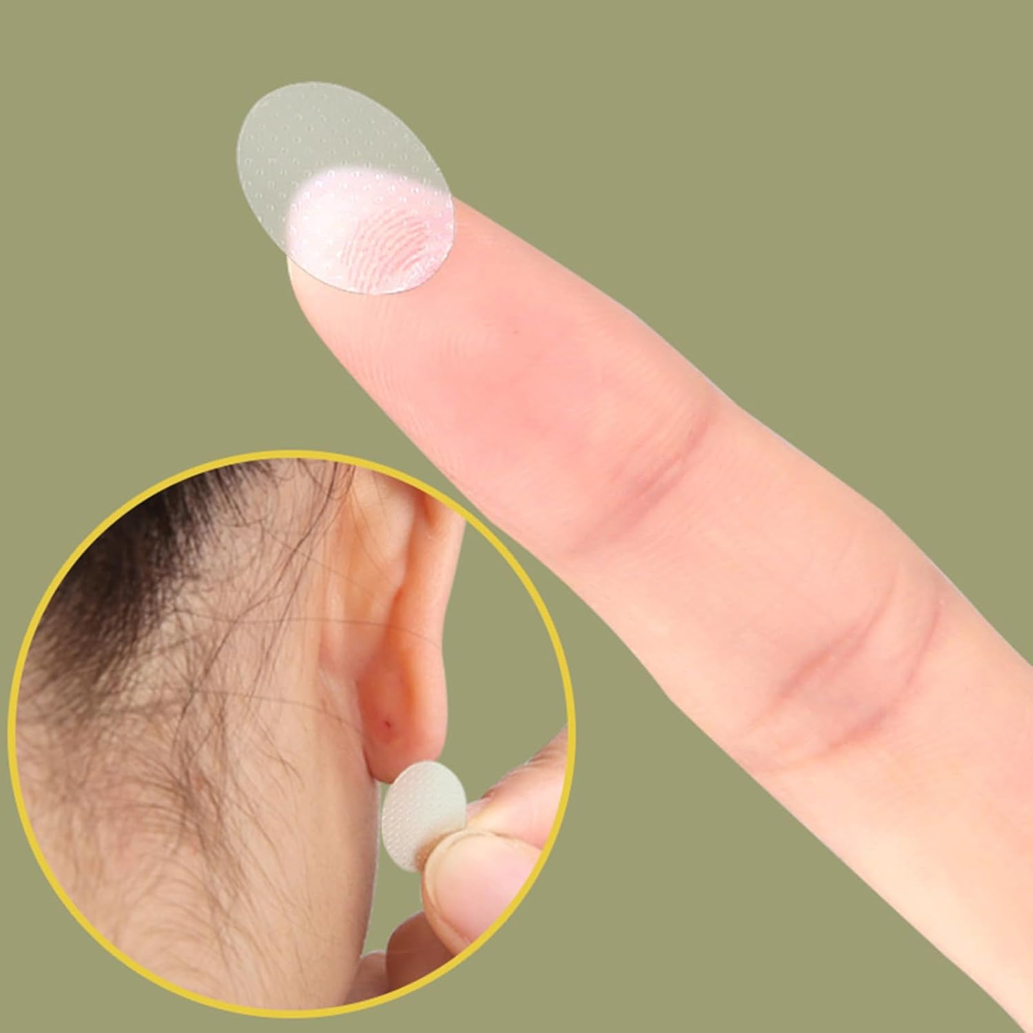 Earring Support Patch Prevents Stretching Transparent Invisible for Girls image number 1