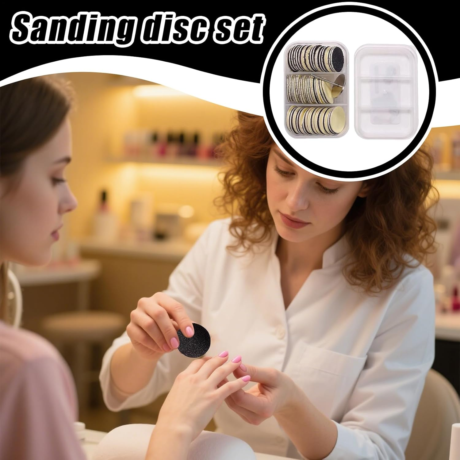 Finger Nail Files for Women | Professional Nail File,Foot Hand Care Tool for Wedding Friends Bridal Manicure Family Seniors Pedicure Spa Home Travel Kids image number 4