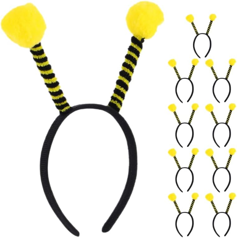 BESPORTBLE 10 Pieces Bee Headband Adult with Insect Sensor Bee Sensor Headband for Carnival Halloween and Parties Stylish Costume Accessory image number 6