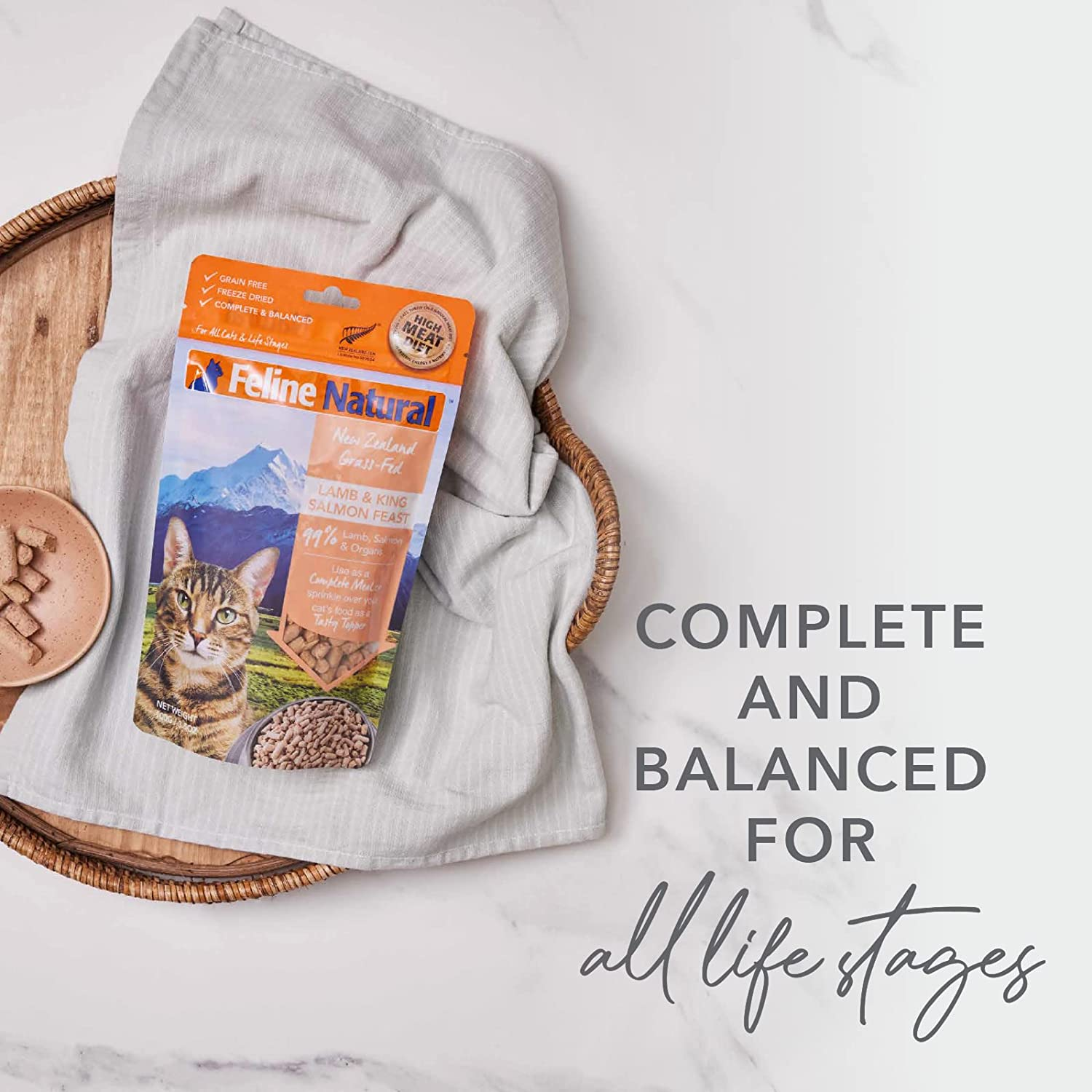 Feline Natural Freeze Dried Raw Chicken & Lamb 320G image number 1