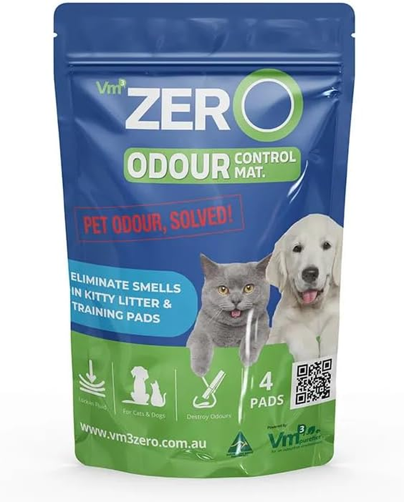 Vm3 Zero Odour Control Mat, the Hassle-Free Solution for Pet Litter & Toilet Areas, Leak-Proof, Odour-Free Protection for Carpets, Turf & More, Safe for Pets & Kids, Australian Made