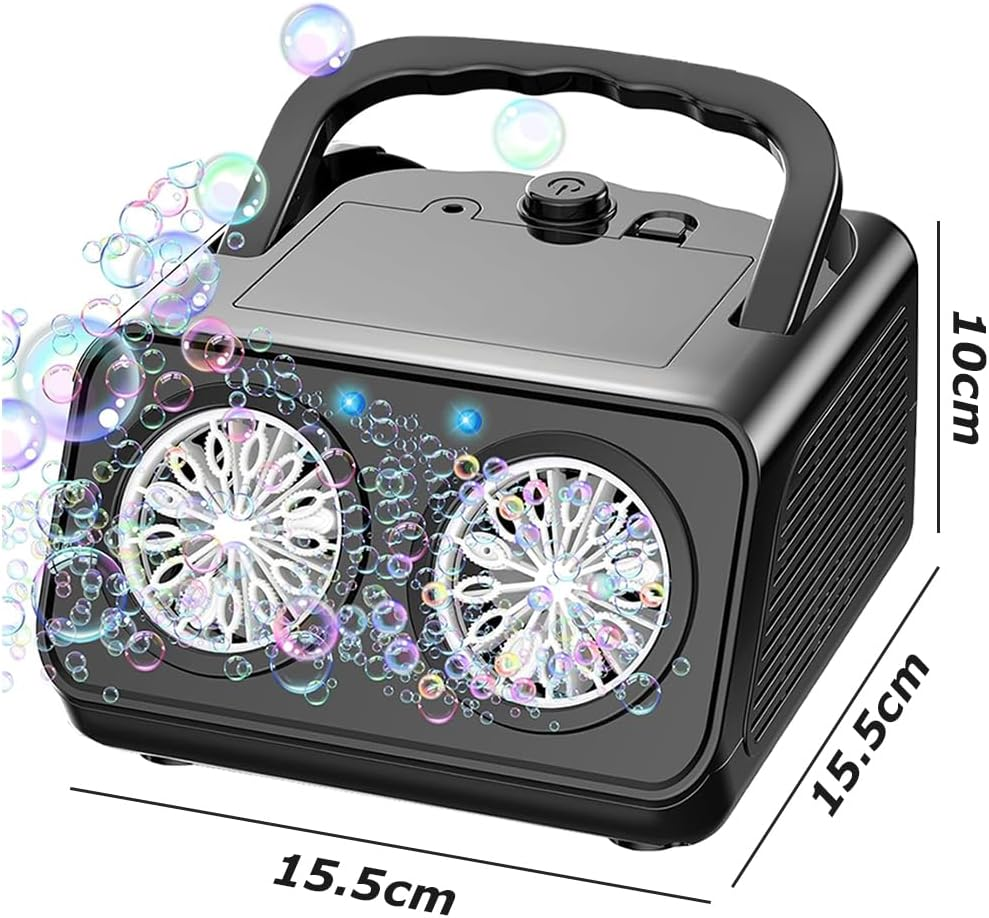 Automatic Bubble Machine,Portable Bubble Maker,Bubble Machine with Handle,Stage Bubble Machine Equipment,For Birthday,Wedding,Party,Garden,Outdoor image number 4