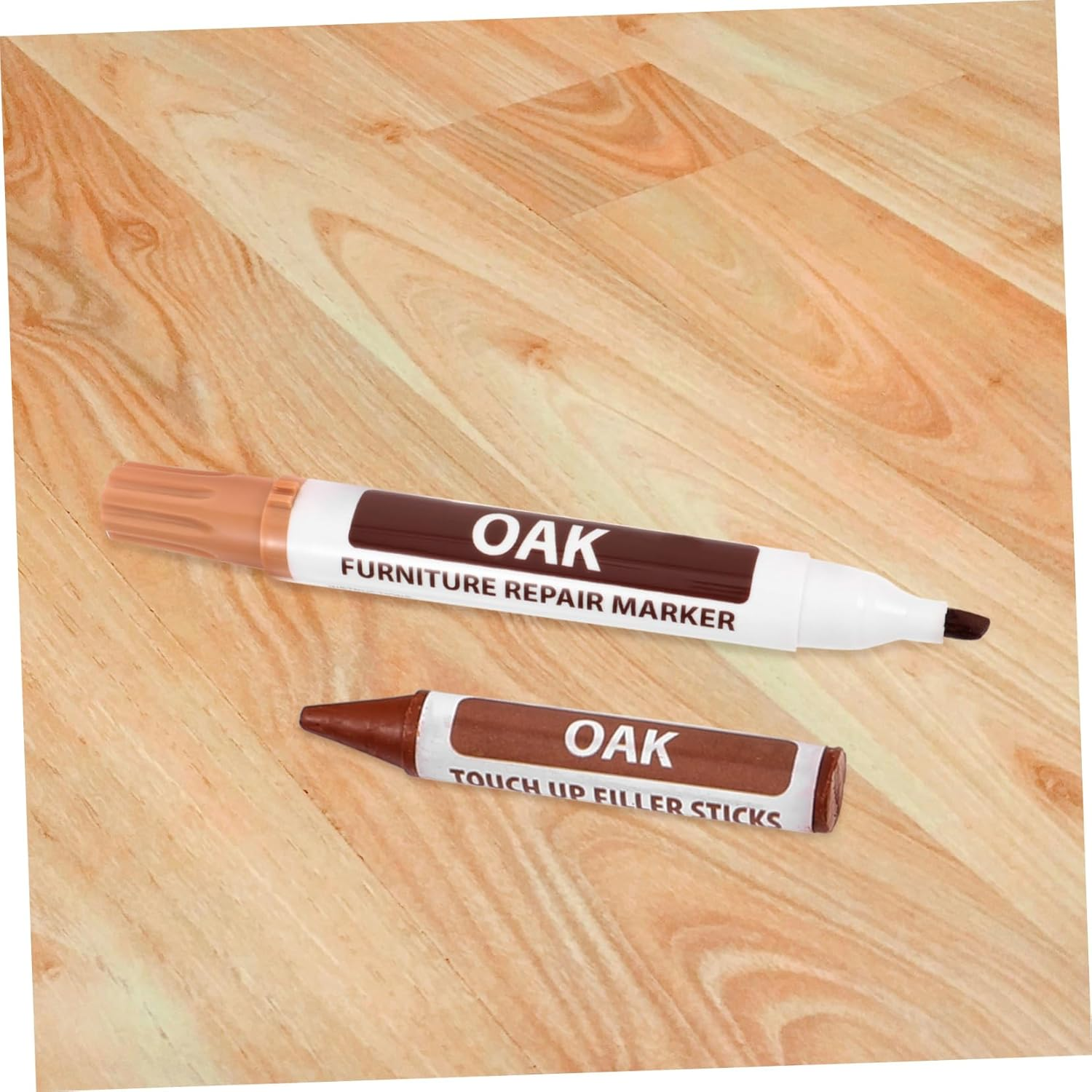 Cabilock Furniture Touch-Up Markers Wood Stains Repair Pens for Floor Scratch Repair Kit Home Supplies Wood Kit