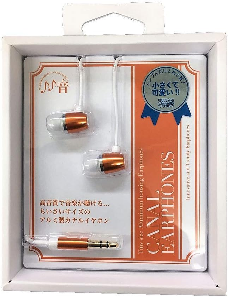 Fun Company Aluminum Housing High-Quality Canal Earphones Apricot Orange TA-AE3AOR image number 1