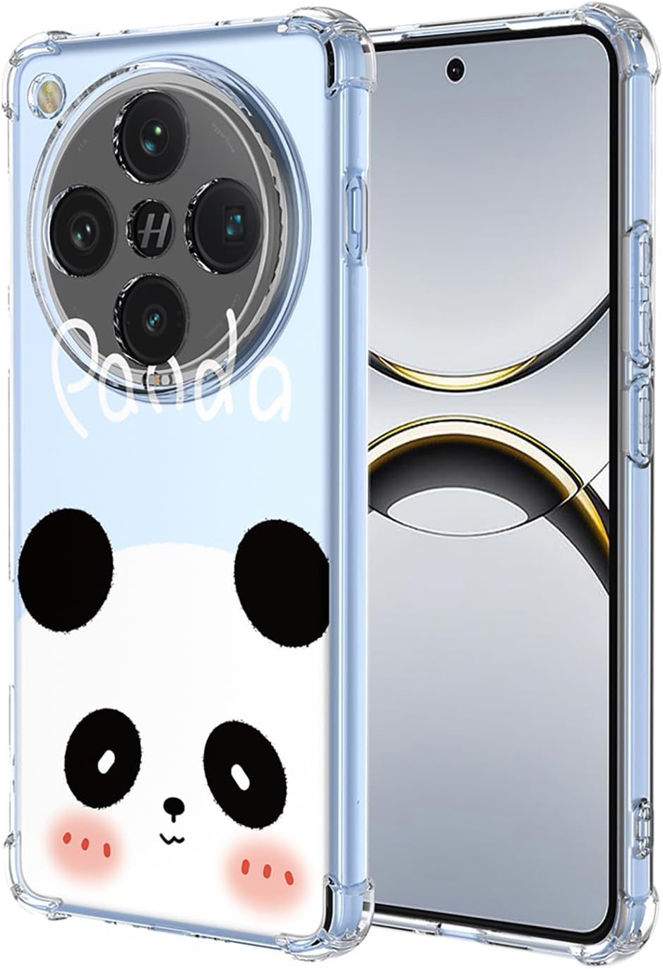 ILING Case for Oppo Find X8 Pro 5G, Ultra Thin Elegant Flowers and Cute Cartoon Pattern Women'S Mobile Phone Case, Soft Silicone Transparent TPU Shockproof Protective Case (Pink Flowers)