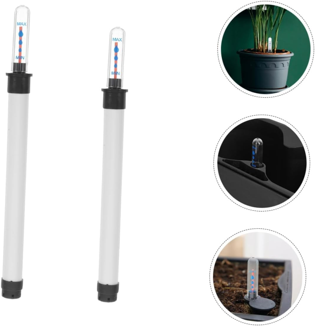 Limcryspp 4-Piece Flowerpot Water Level Indicator, Indoor Potted Flower Water Level Indicator, Plant Water Meter Water Meter White Plastic image number 2