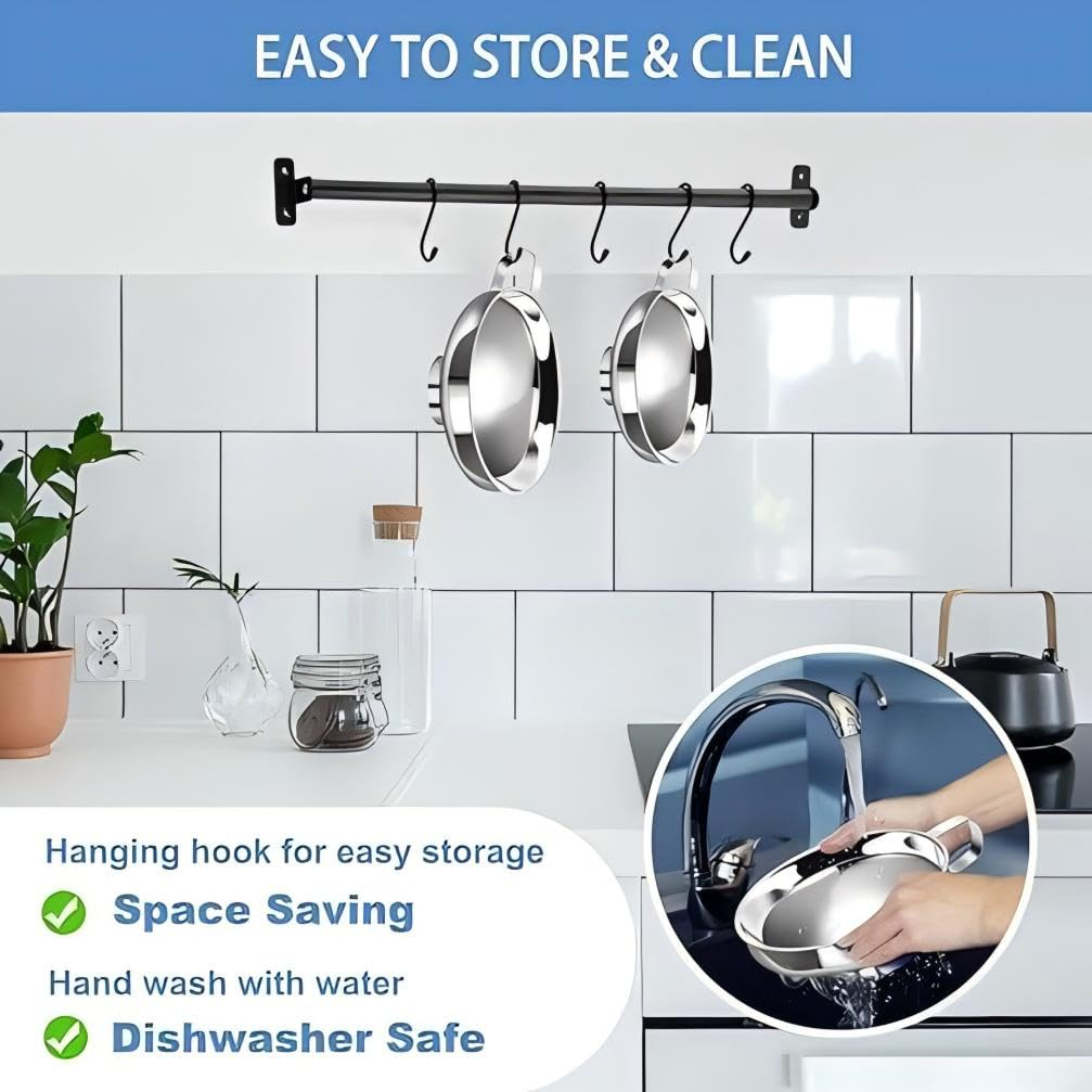 Canning Funnel for Wide and Regular Jars, Wide Mouth Funnel Stainless Steel Funnel for Kitchen Use, Metal Funnel Set for Transferring Liquid Power Jam Grains Dry Wet Ingredients- 3 Pack