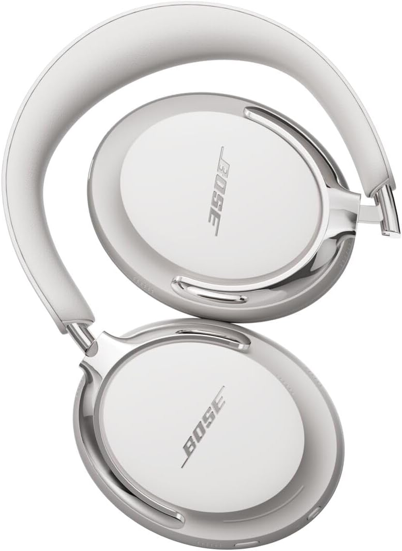Bose New Quietcomfort Ultra Bluetooth Headphones (2Nd Gen), Wireless Headphones with Spatial Audio, over Ear Noise Cancelling with Mic, up to 30 Hours of Play Time, White Smoke image number 3