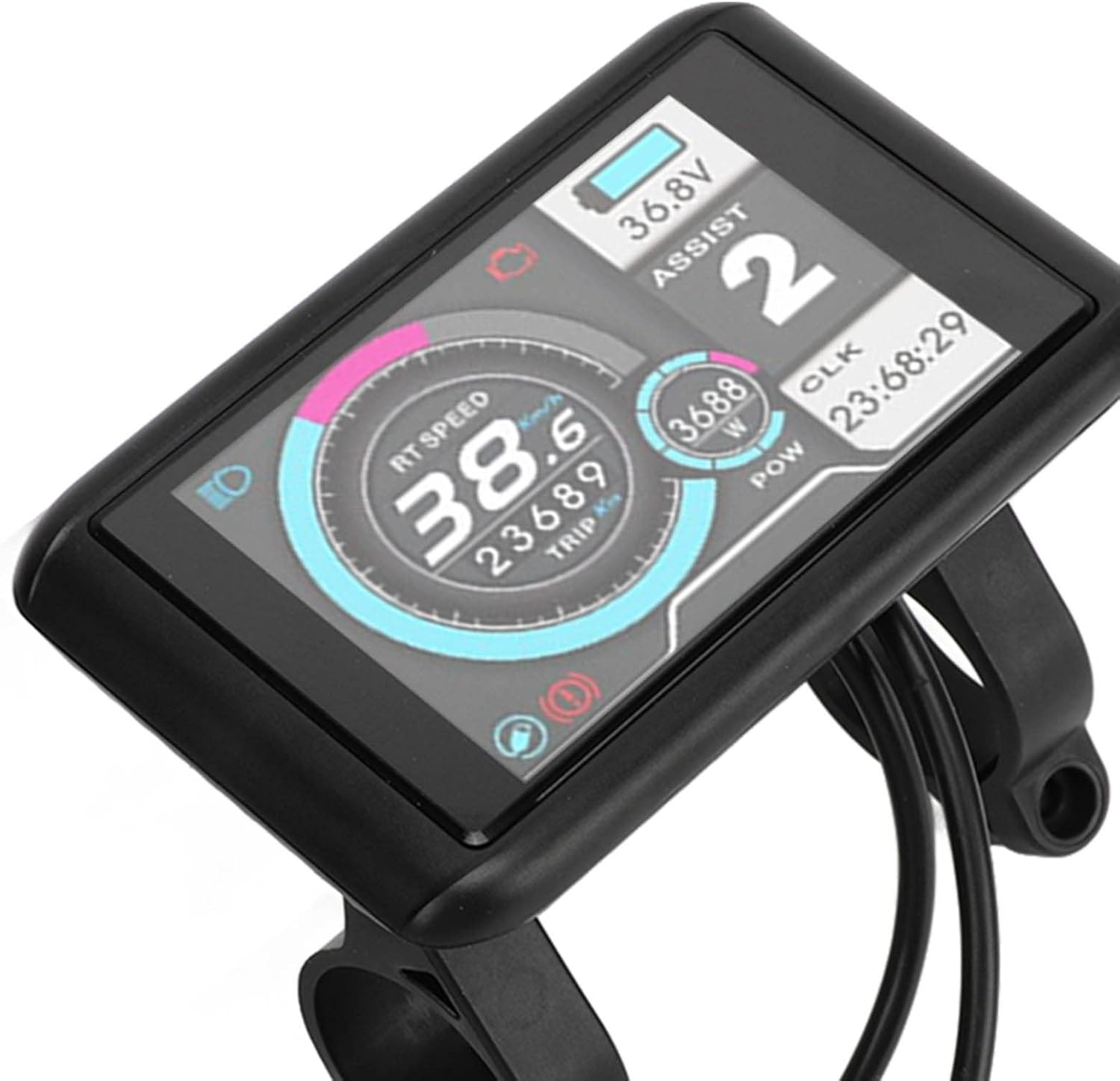 Electric Bike Panel, UKC1 Color ABS Material LCD Display with Water Proof Connector, Suitable for Electric Bike Scooter image number 6