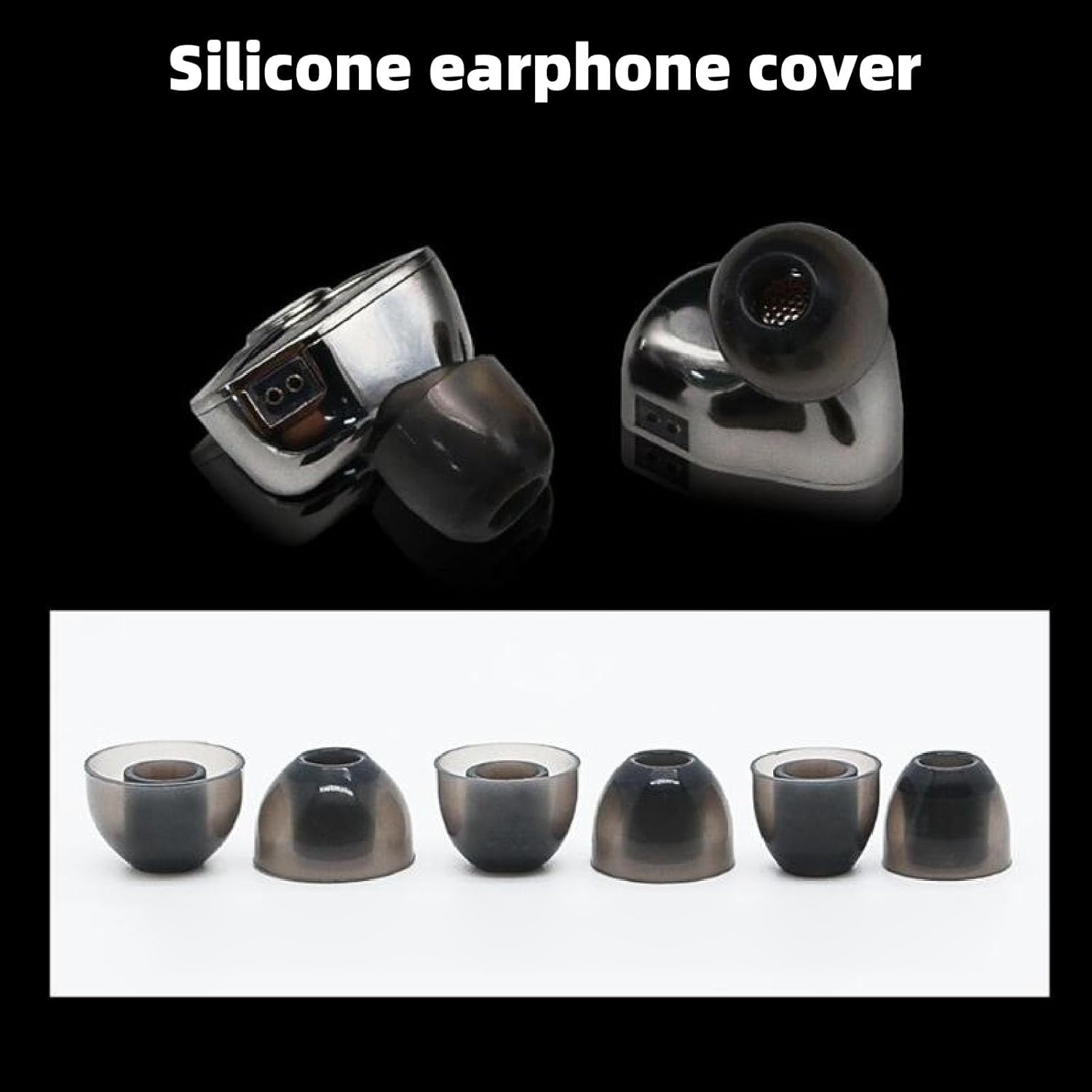 Asixxsix in Ear Monitors Headphones, Hifi Stereo Stage IEM Wired Earbuds with Detachable Cable and Silicone Ear Tips Noise Canceling Sport Earphones for Musicians Audiophiles Singer image number 4