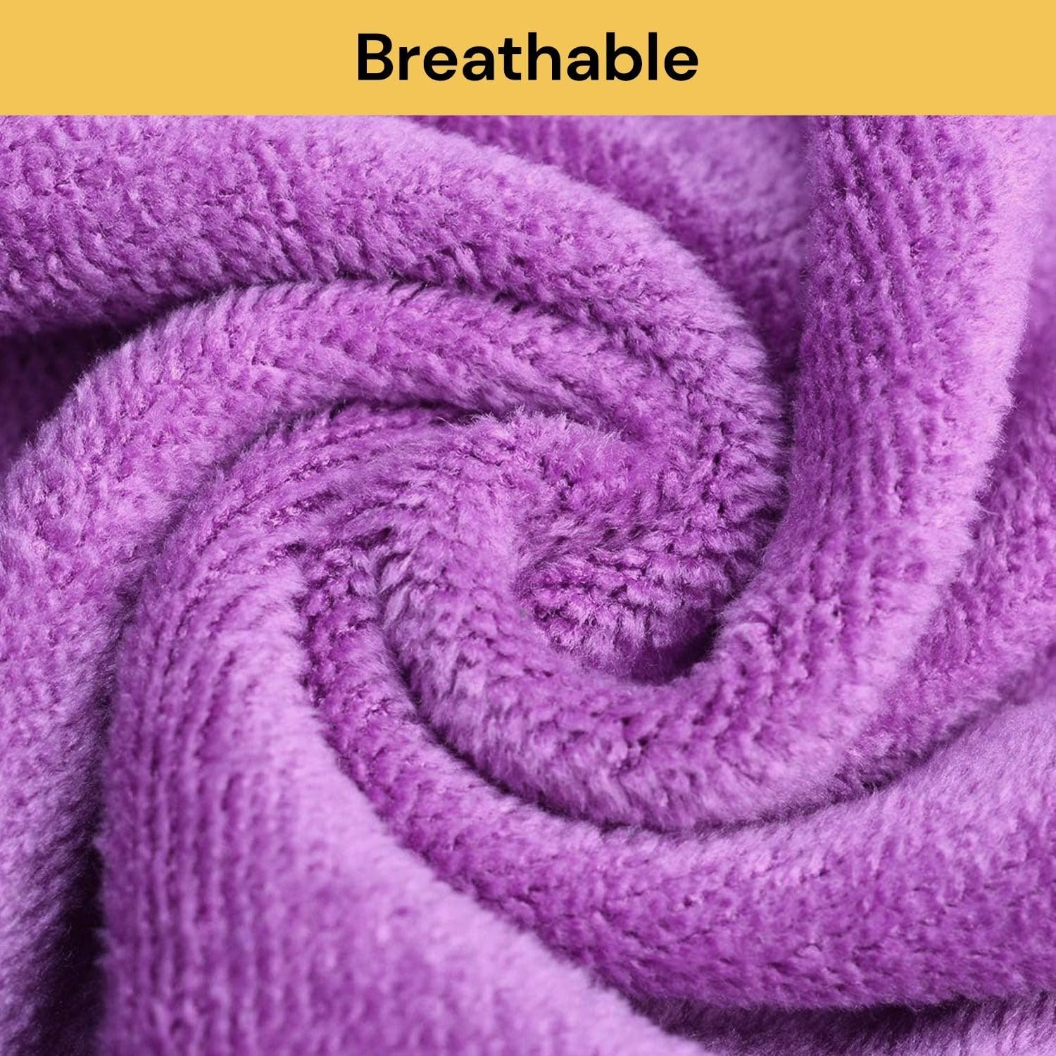 EZONEDEAL 1Pcs Microfiber Bath Towel, Travel Towel, Camping Towel, Gym Towel, Backpacking Towel, Hiking Towel, Travel Fast Drying Super Absorbent (140 X 70Cm) (Purple)