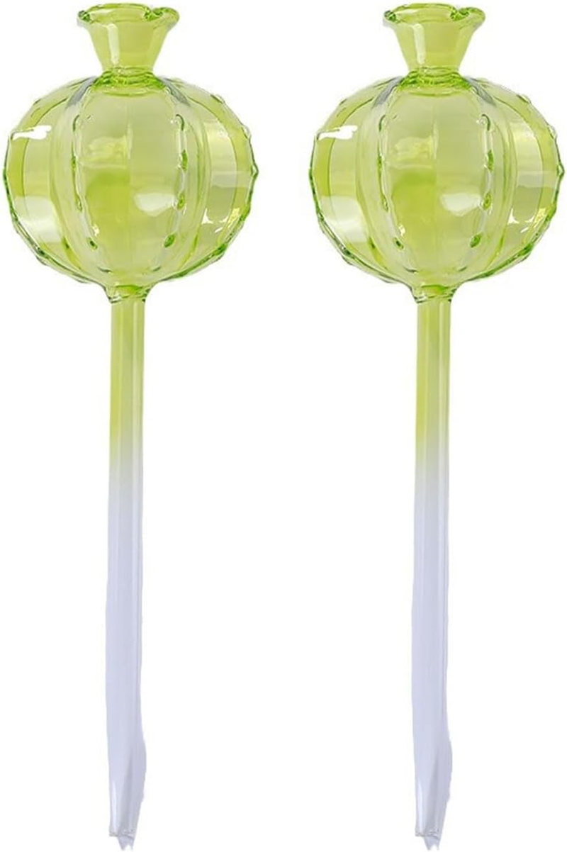 AIMALL Automatic Glass Watering Globes for Plants, 2-Pack 9-Inch Decorative Self-Watering Bulbs, Drip Irrigation for Indoor and Outdoor Potted Flowers and Succulents image number 4