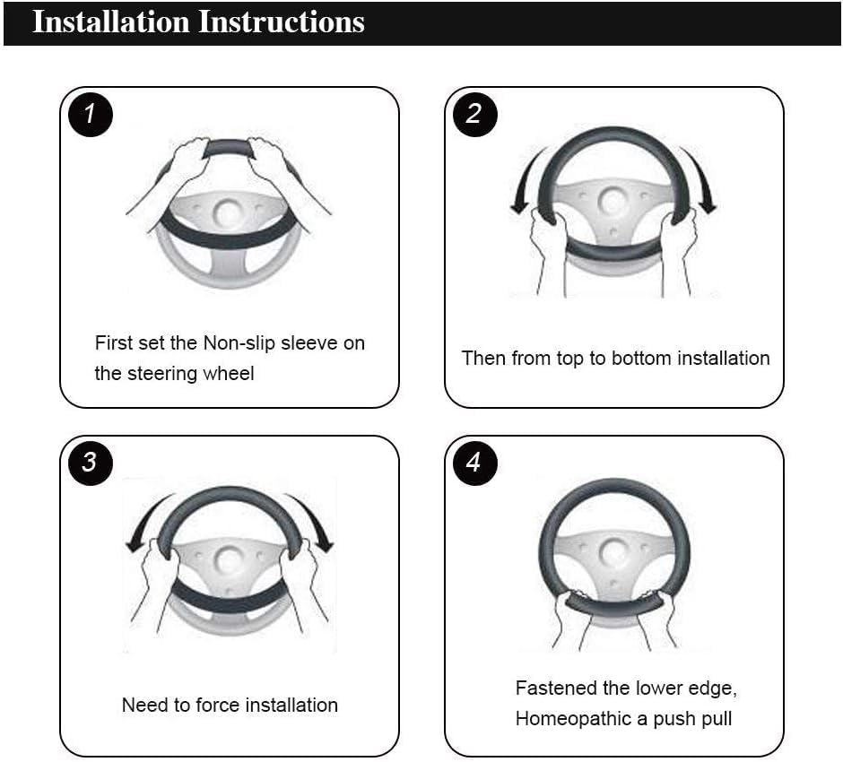 Sparkling Crystal Steering Wheel Cover,1Pc Sparkling Crystal Car Steering Wheel Cover,Sparkling Rhinestone Steering Wheel Cover,Bling Steering Wheel Cover,Steering Wheel Cover with Sparkling Crystals image number 5