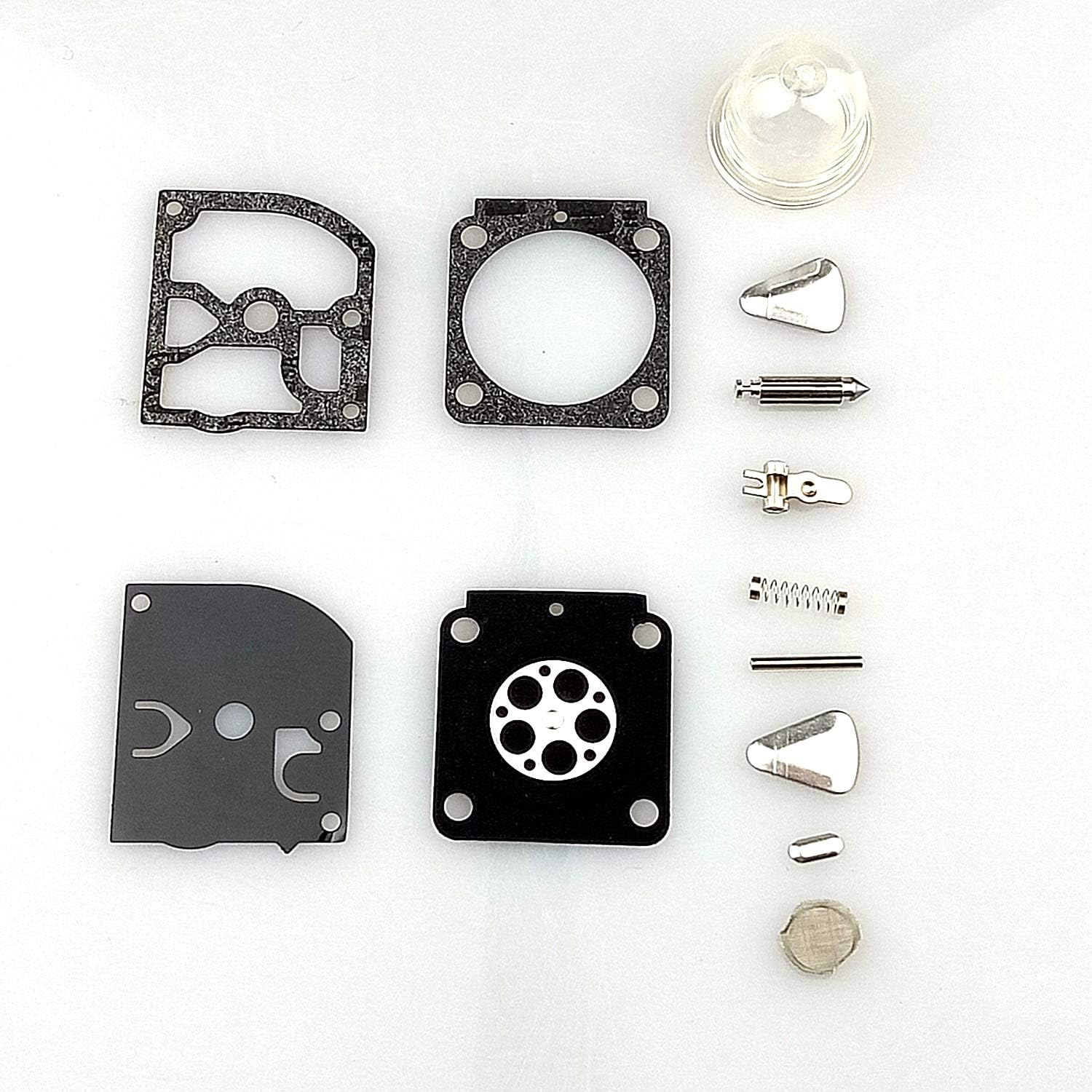 Tophomer Carburetor Diaphragm Repair Kit, Trimmer Accessory for ZAMA RB-100 Replacement for STIHL HS45 FS55 FS38 BG45 MM55 image number 4