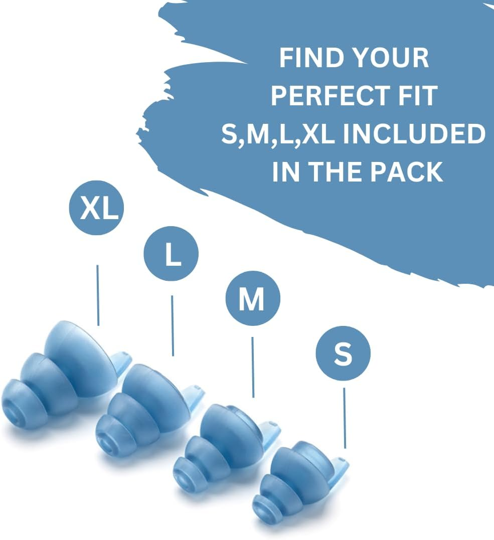 EGGZ Motorbike Riding Earplugs - Motorbike Earplugs Reducing Wind Noise and Lower Sounds by 24Db image number 6