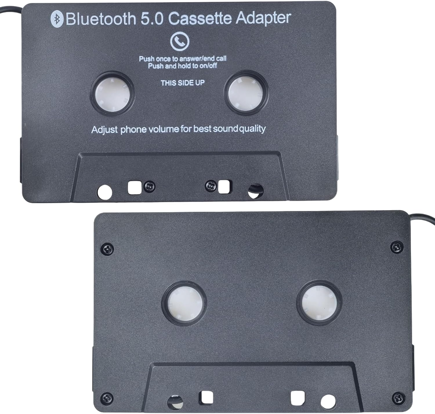 MP3 Cassette Player Adapters, Tape Audio Adapter Car Audio Cassette to Aux Adapter Bluetooth 5.0 Tape Player for Smartphones Tablets