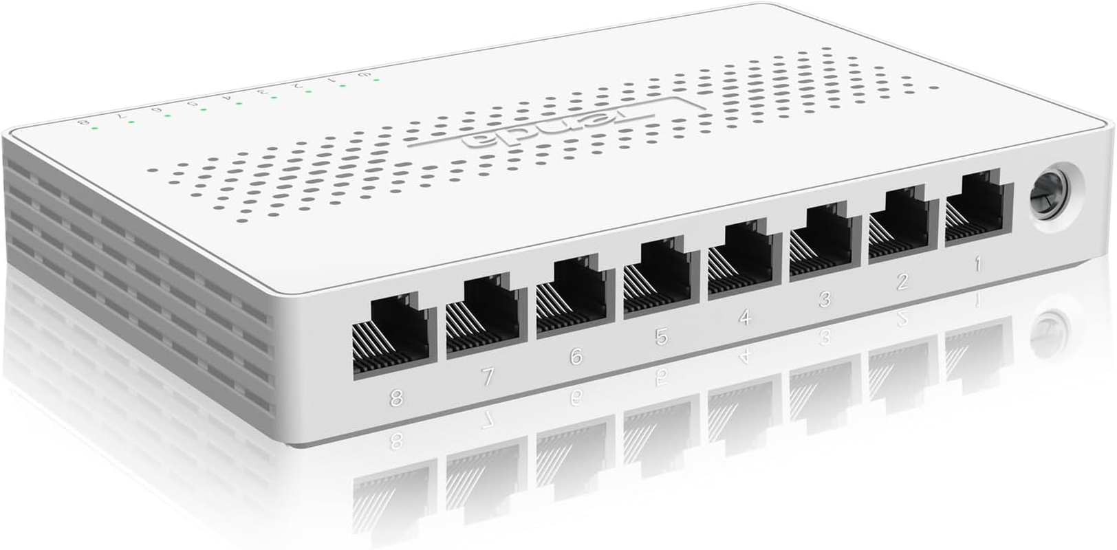 Tenda 8 Port 2.5G Ethernet Switch, Multi-Gigabit 2.5Gb Ethernet Splitter, Unmanaged Network Switch, 8 X 2.5 Gigabit Ports, Plug & Play, Fanless Quiet, Desktop/Wall Mount, for Router, PC, NAS (SE108) image number 6