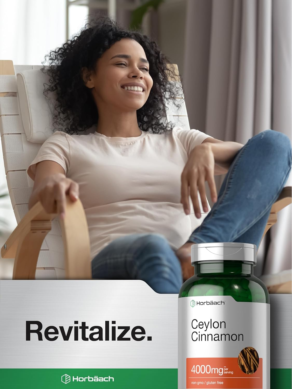 Ceylon Cinnamon Capsules 4000Mg | 250 Count | High Potency | Non-Gmo, Gluten Free | by Horbaach image number 6