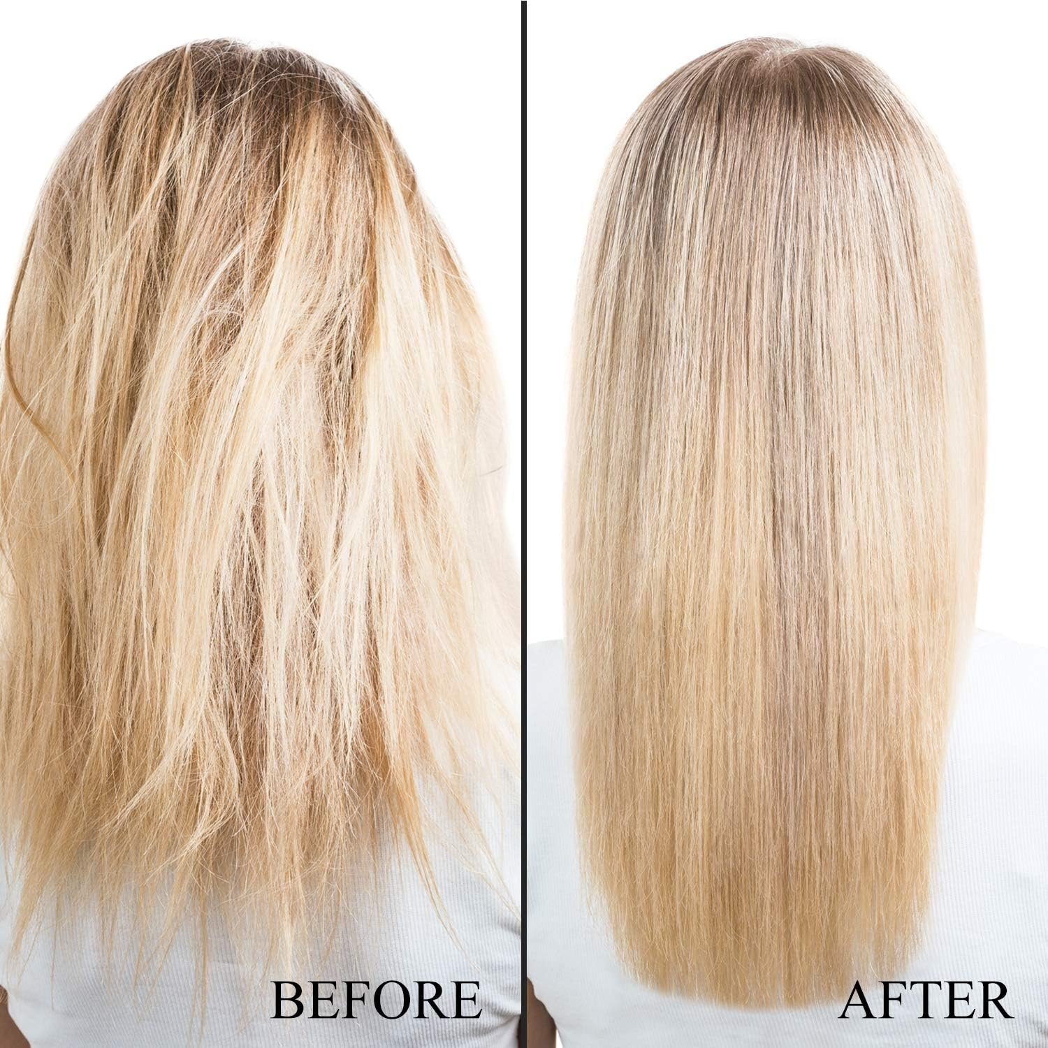 Luseta Keratin Shampoo and Conditioner Smooth and Hydrate Dry Damaged Hair Great for Color Treated Hair Sulfate Free and Gluten Free1.01 Fl Oz&times;2