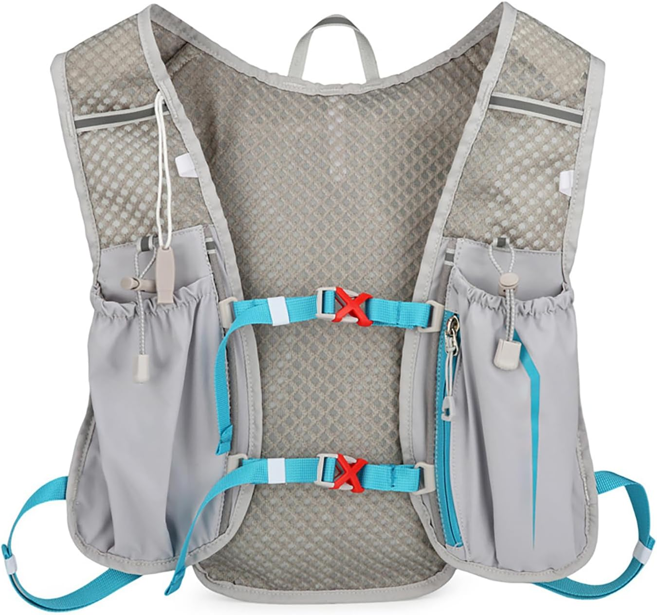 Running Hydration Vest for Men Women, Lightweight Water Running Vest with Water Bladder Bag Daypack for Hiking, Running, Cycling image number 2