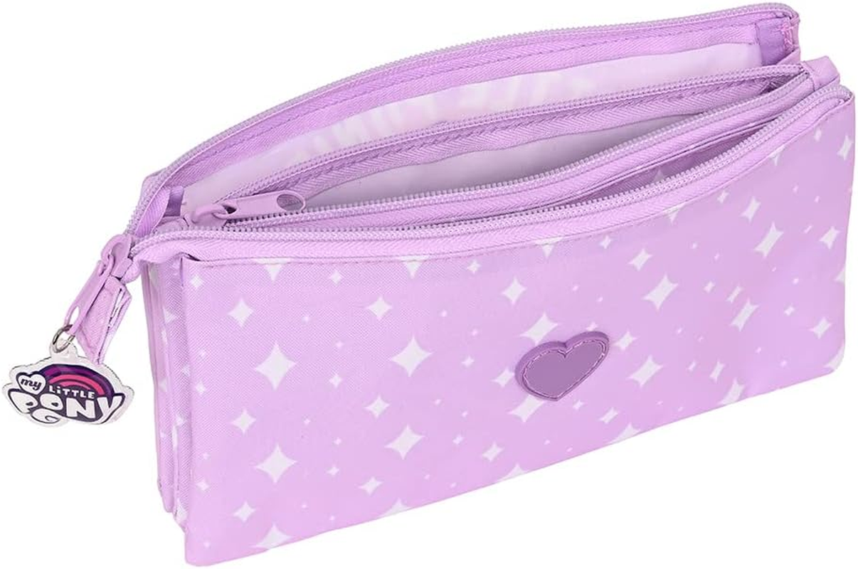 My Little Pony 812235744 Girls Pencil Case Ideal for Children from 5 to 14 Years Comfortable and Versatile 22 X 3 X 12 Cm Purple image number 5