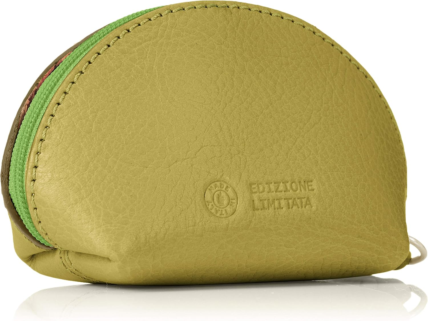 Tuscanera 644-VA Vachetta Leather Mini Mini Half Moon Pouch, XS - Green image number 4