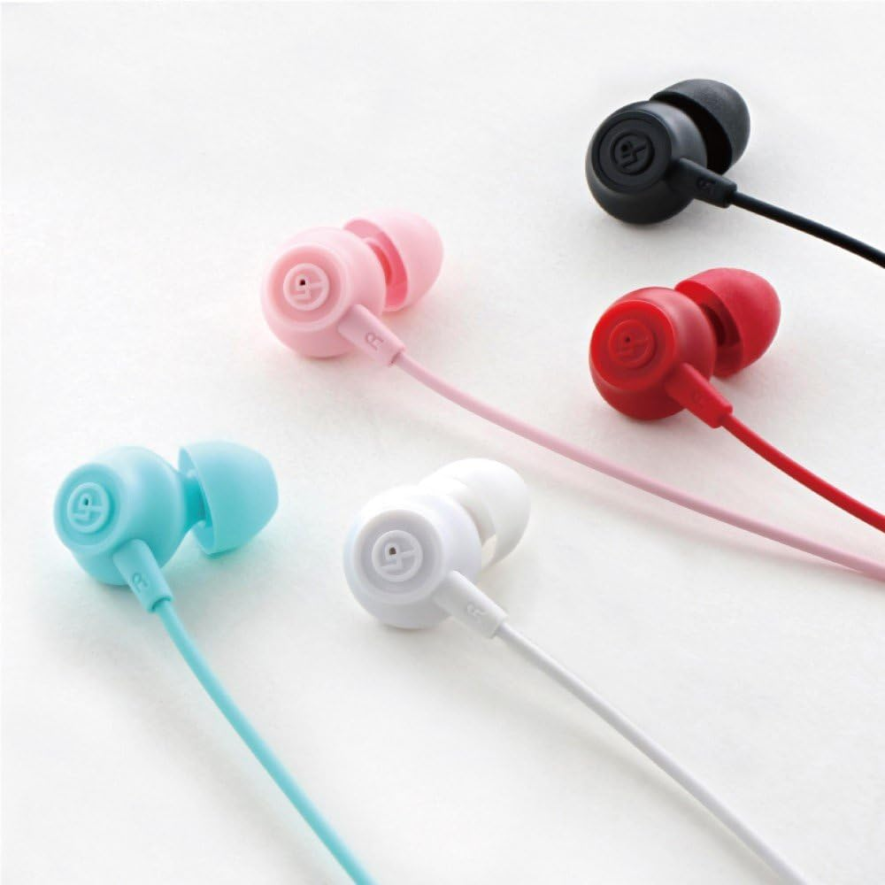 Iphone LP-MEP07BL Smartphone Earphones (Volume/Microphone Included) Extreme Sound Range Plain Blue - Blue image number 5