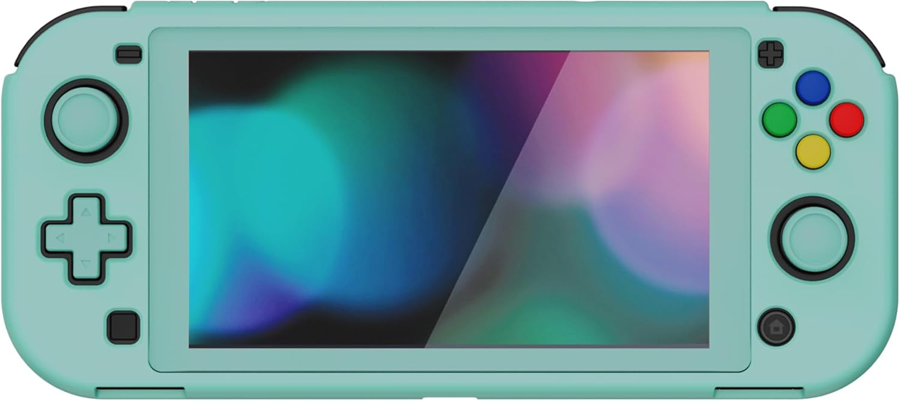 Extremerate Playvital Misty Green Protective Grip Case for Nintendo Switch Lite, Hard Cover Protector for Nintendo Switch Lite - Screen Protector & Thumb Grips & Buttons Caps Stickers Included image number 6