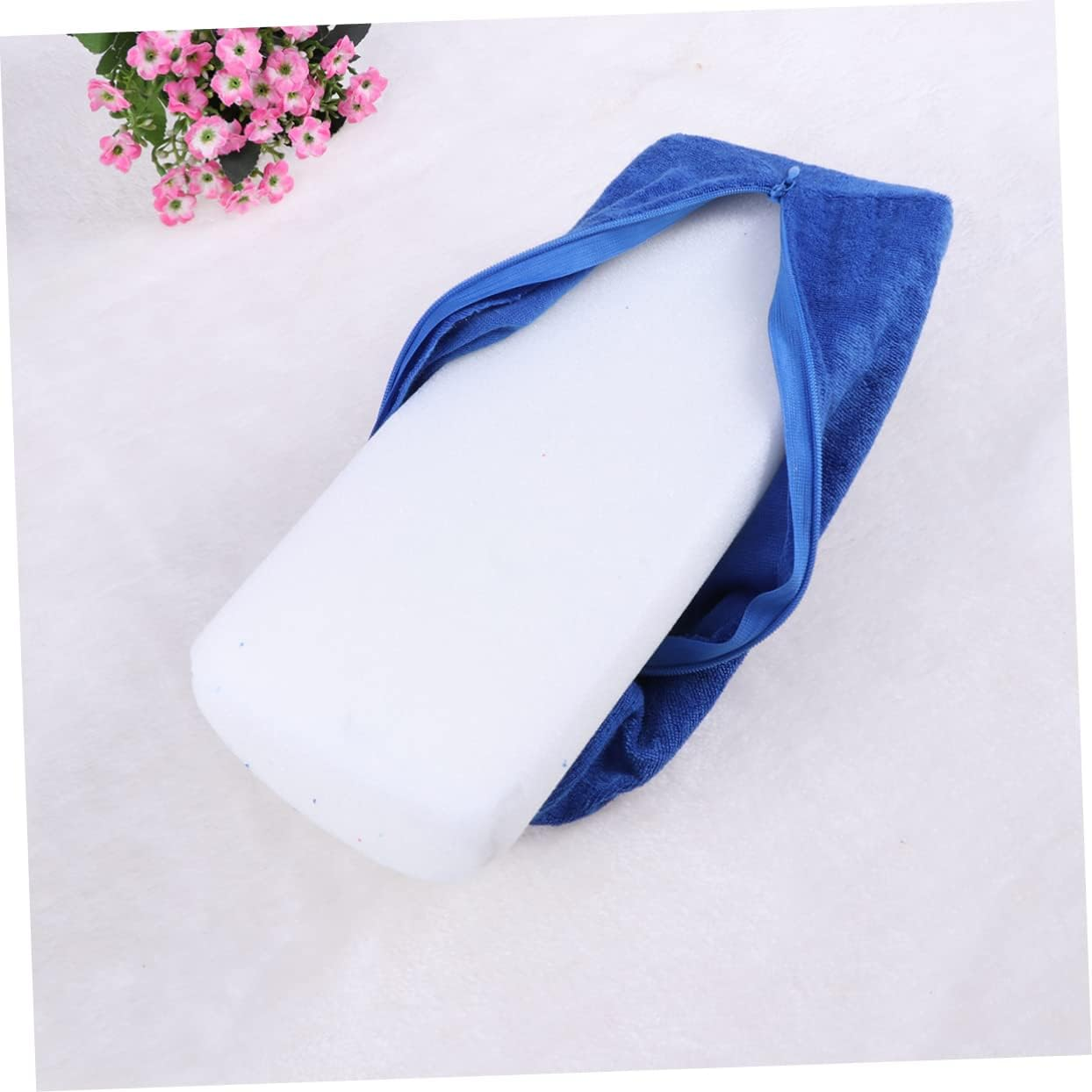 GANAZONO Portable Blue Manicure Hand Pillow Cushion Pad for Nail Art Support Comfortable Wrist Rest for Salon Use Easy to Clean for Beginners Professionals image number 1