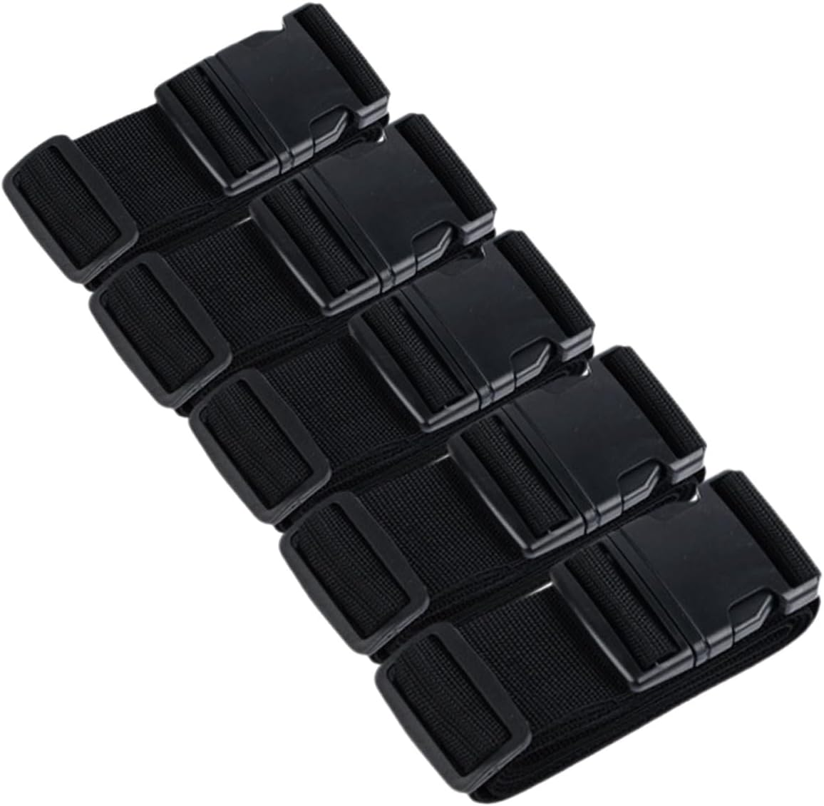 ORFOFE 5Pcs Adjustable Heavy Duty Suitcase Packing Straps with Buckle Luggage Belts for Travel Strong Load-Bearing Carrying Straps Secure Suitcases for Camping and Storage image number 6