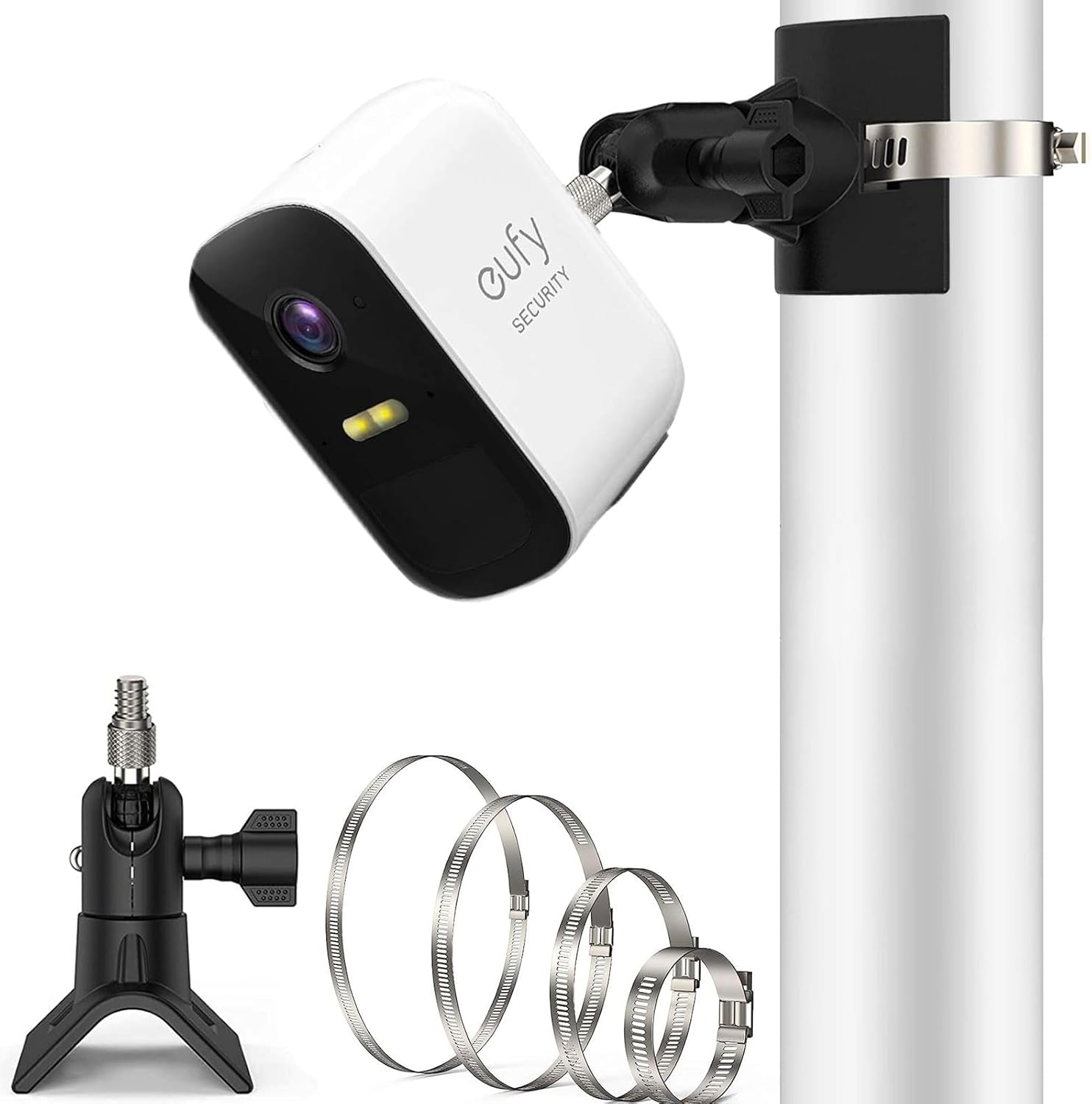 Akoemxeeo Flexible Camera Mount for Blink XT, XT2, Mini, Indoor, Outdoor, Metal Pole Mount, Black