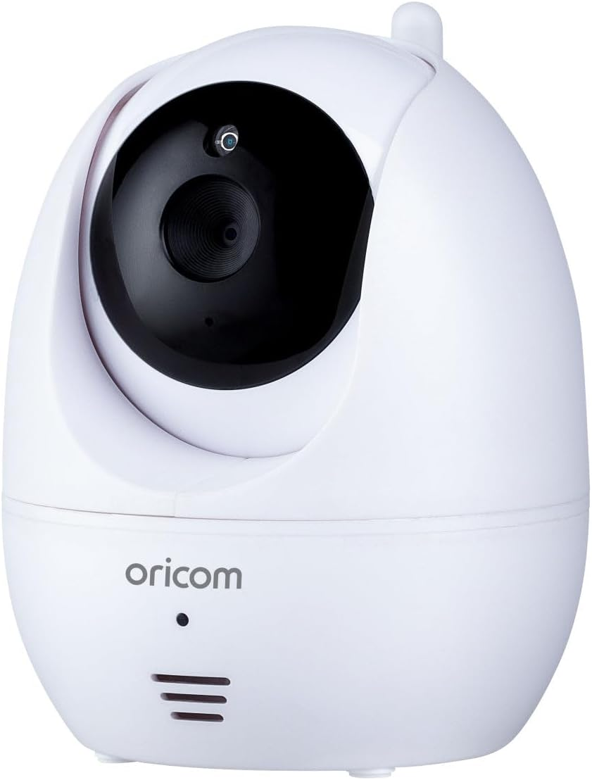 Oricom CU745 Additional Camera Unit for Oricom Secure SC745 Video Baby Monitor - Motion Sound Detection, Night Vision, Room Temperature Sensor, White Noise, Lullaby, Motorised Pan Tilt Camera image number 1