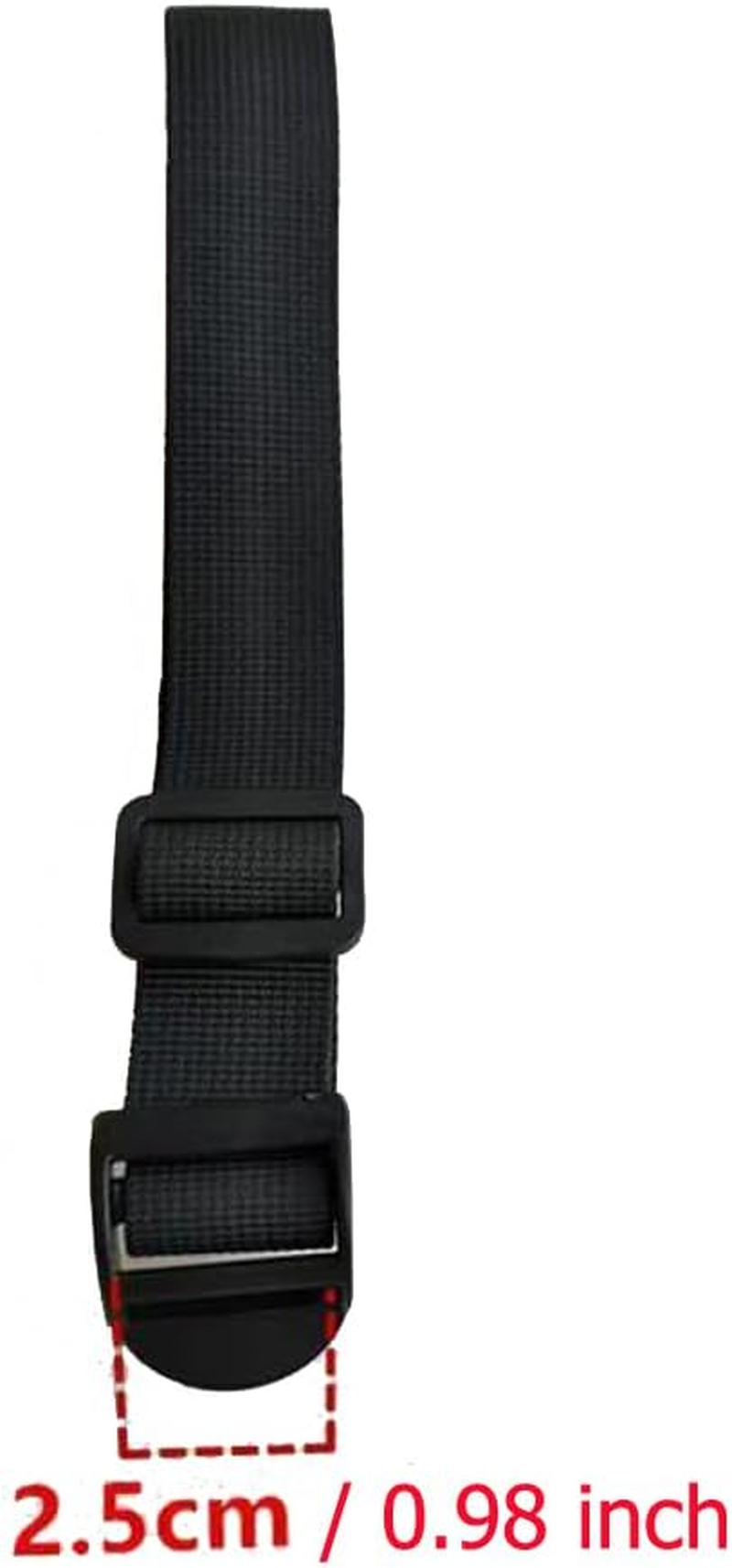 Dracra 4 Pack Backpack Extender Strap Extension Connector with Adjustable Buckles for Backpacks Shoulder Straps Travel Laptop Bags Bookbag Casual Daypacks, Black, Adjustable Size: 10 Cm -22 Cm (3.93 image number 3