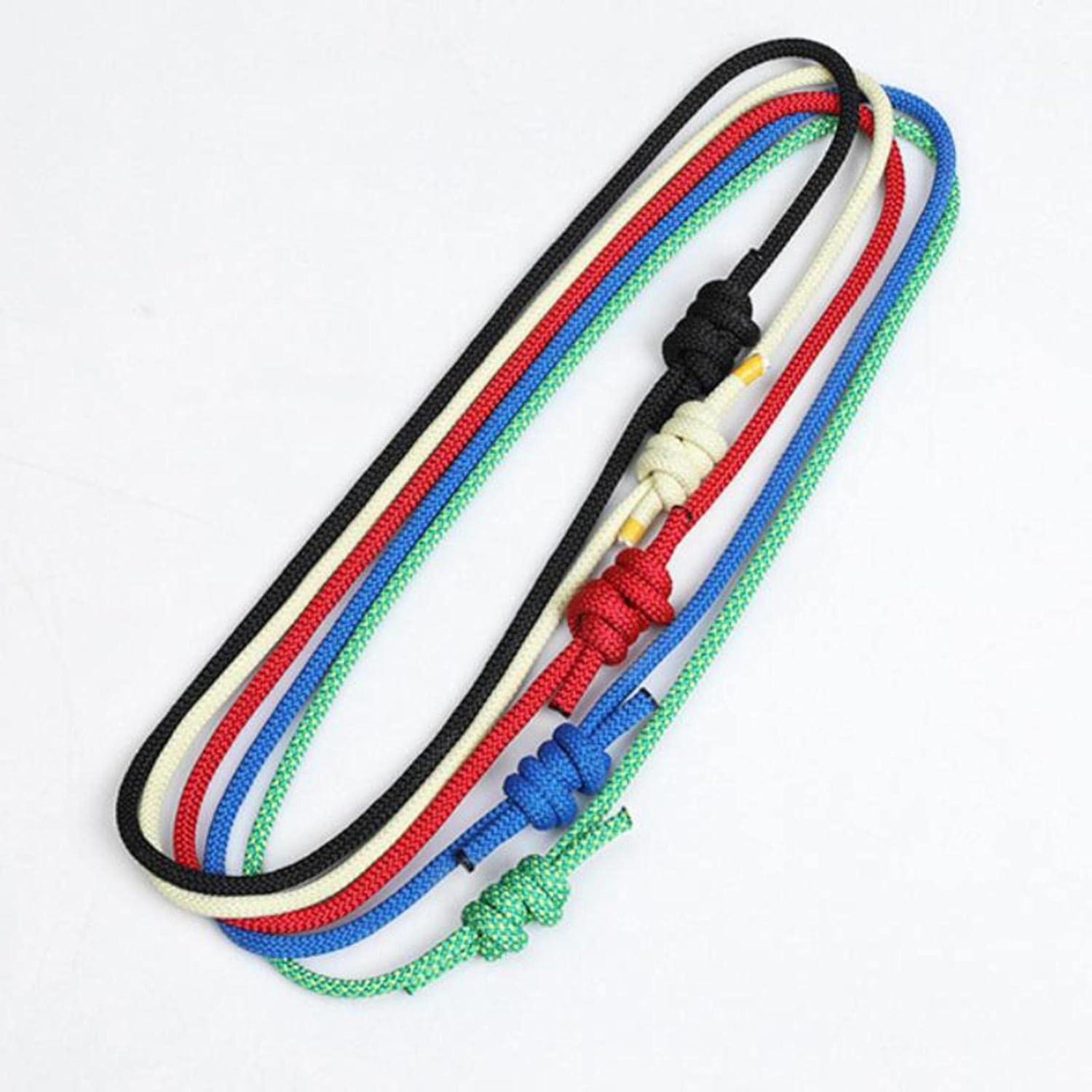 Amagogo Multipurpose 6Mm Prusik Cord Equipment Knot Rope Wear Resistance Rope 120Cm Length Tie down Rope Utility Cord for Climbing Hiking image number 1