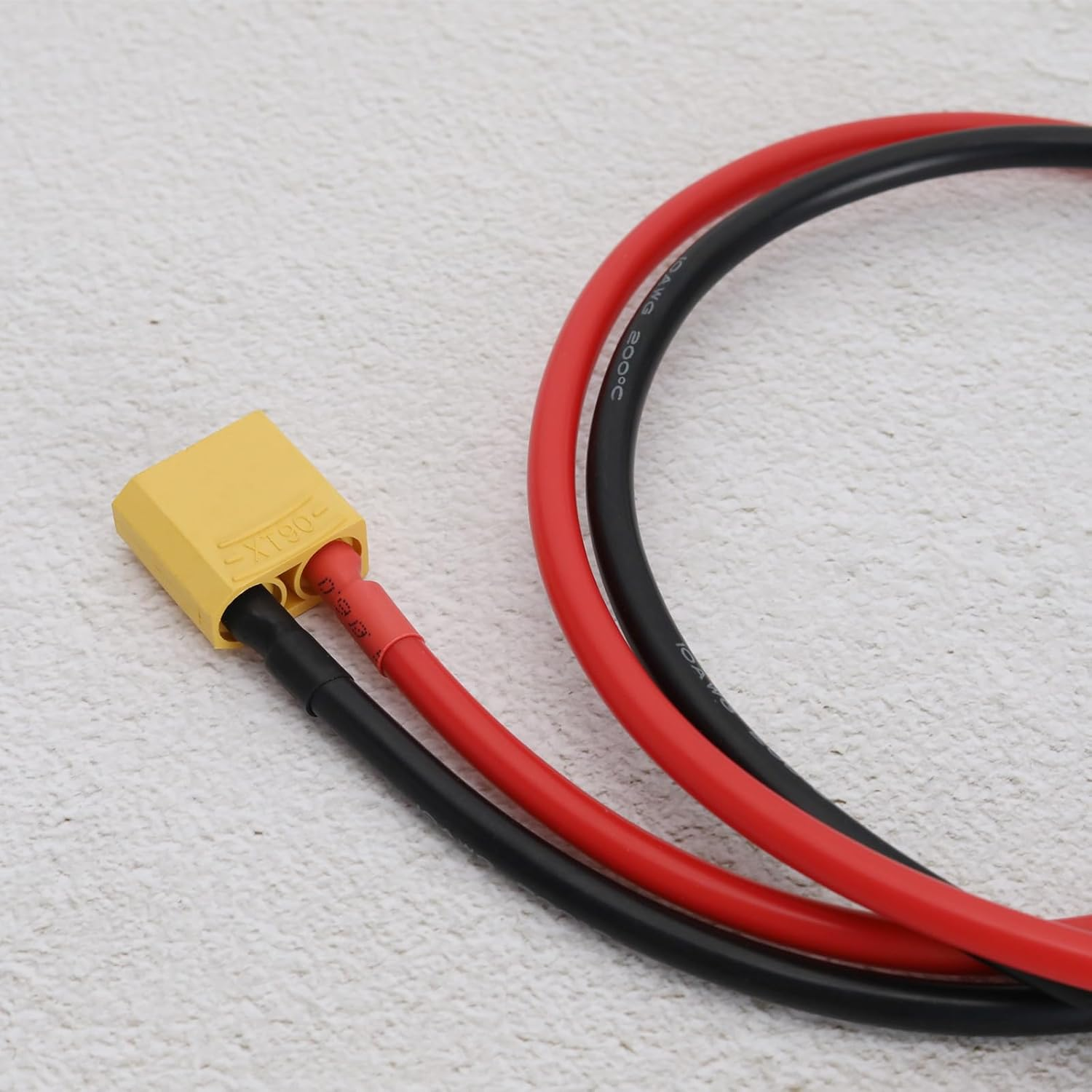 Emsea XT90 to O-Ring Connector Cable 10AWG Silicone Terminals Extension Power Cable for RC FPV Racing Drones (XT90 Male to O-Ring Terminals) image number 5