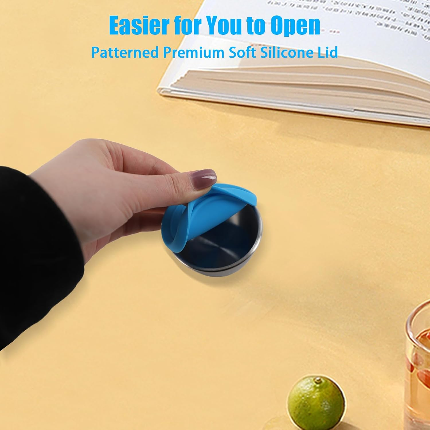 6X1.6 Oz Salad Dressing Containers with Lids, Reusable Snack Containers with Lids, Small Condiment Cups, Sauce Cups, Suitable for Lunch Boxes, Picnics, Travel Meal Prep and Kitchen Storage image number 1