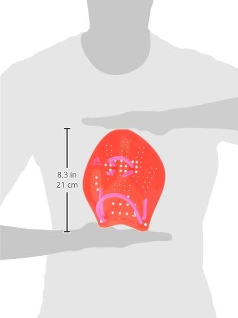 Adidas AZ7963 Training Hand Paddle, Red/Solar Pink, Small image number 2