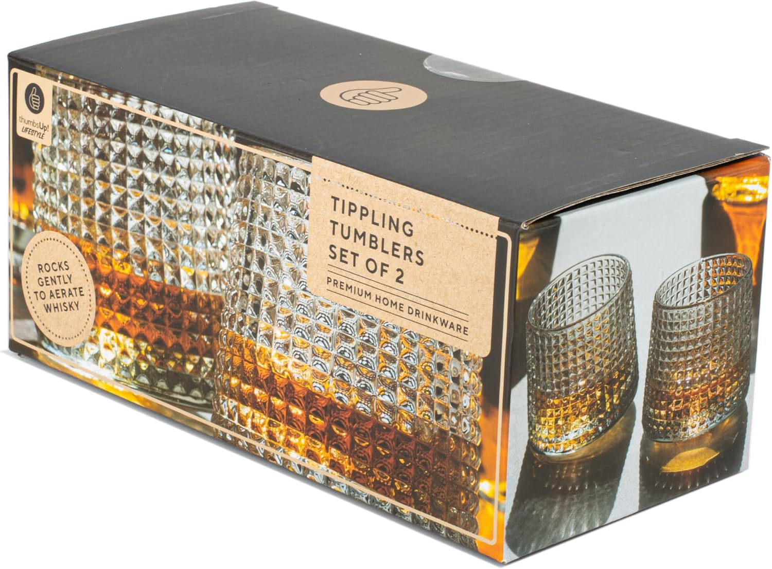 Whisky Glasses - Tippling Tumblers (Set of 2) image number 2