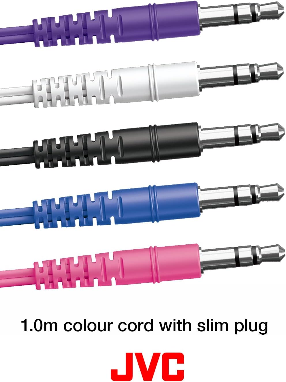 JVC Gumy in Ear Earbud Headphones, Powerful Sound, Comfortable and Secure Fit, Silicone Ear Pieces S/M/L - HAFX7W (White) image number 4