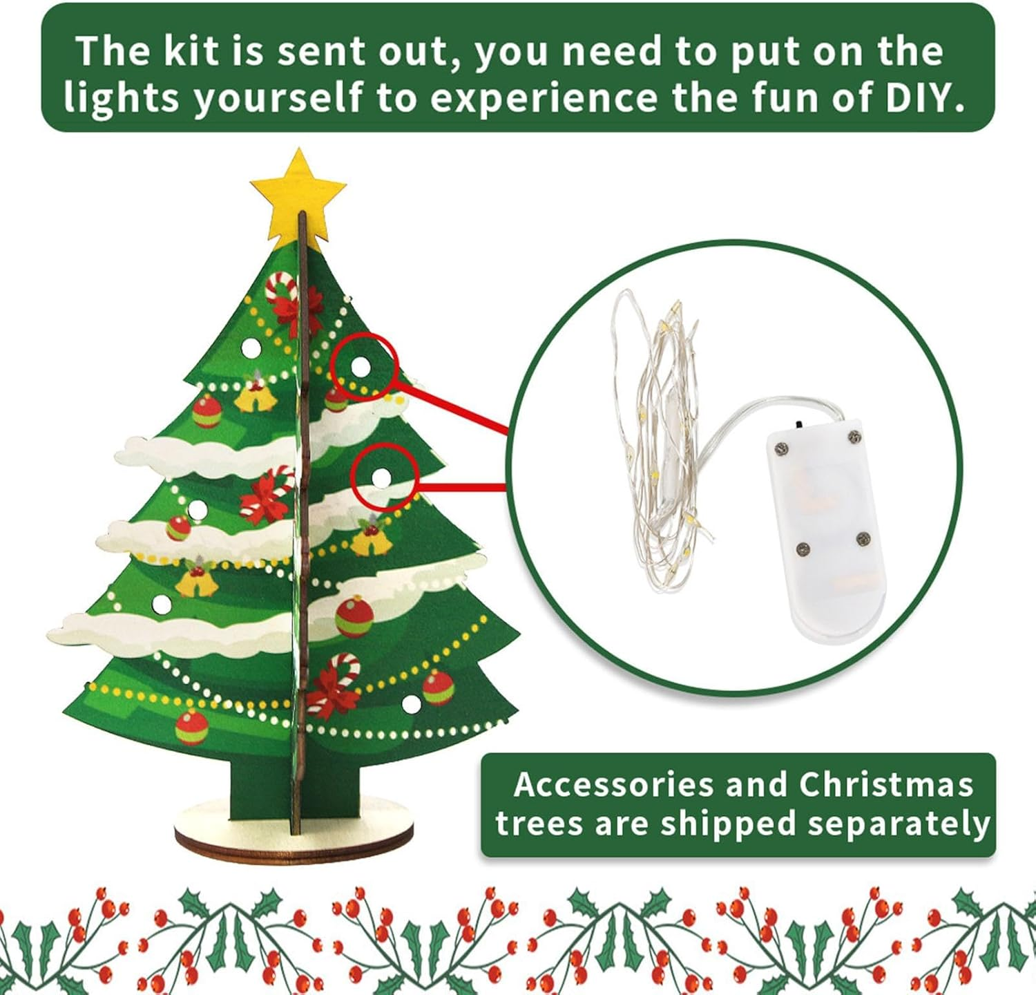 Wooden Christmas Tree Decoration, Wooden Christmas Trees, Wooden Christmas Tree Table Decoration, Rustic Christmas Tree Farm Table Decor for Christmas Parties image number 6